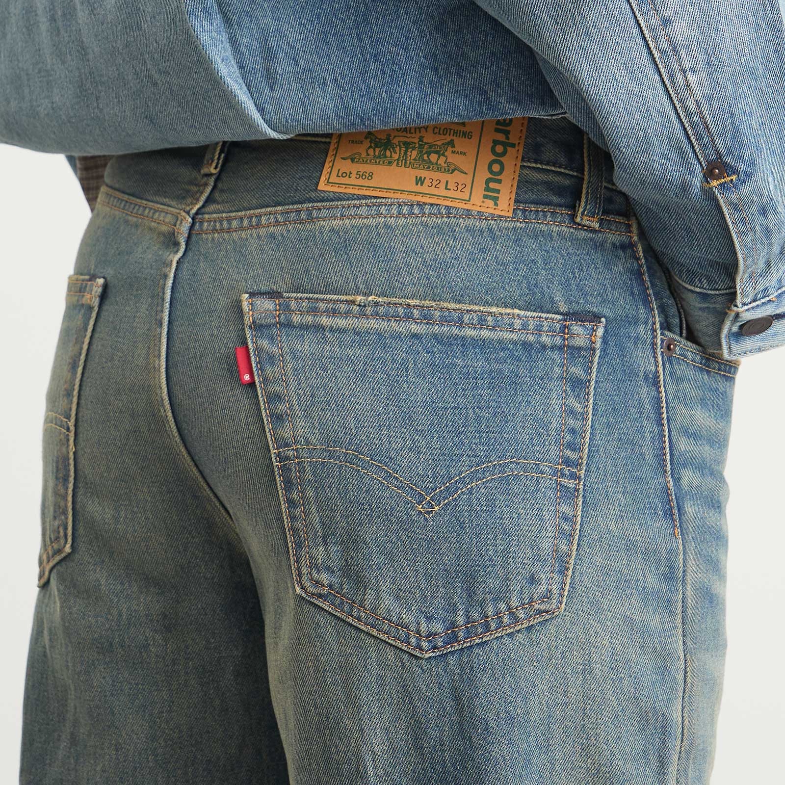Levi's X Barbour 568 Loose Jeans