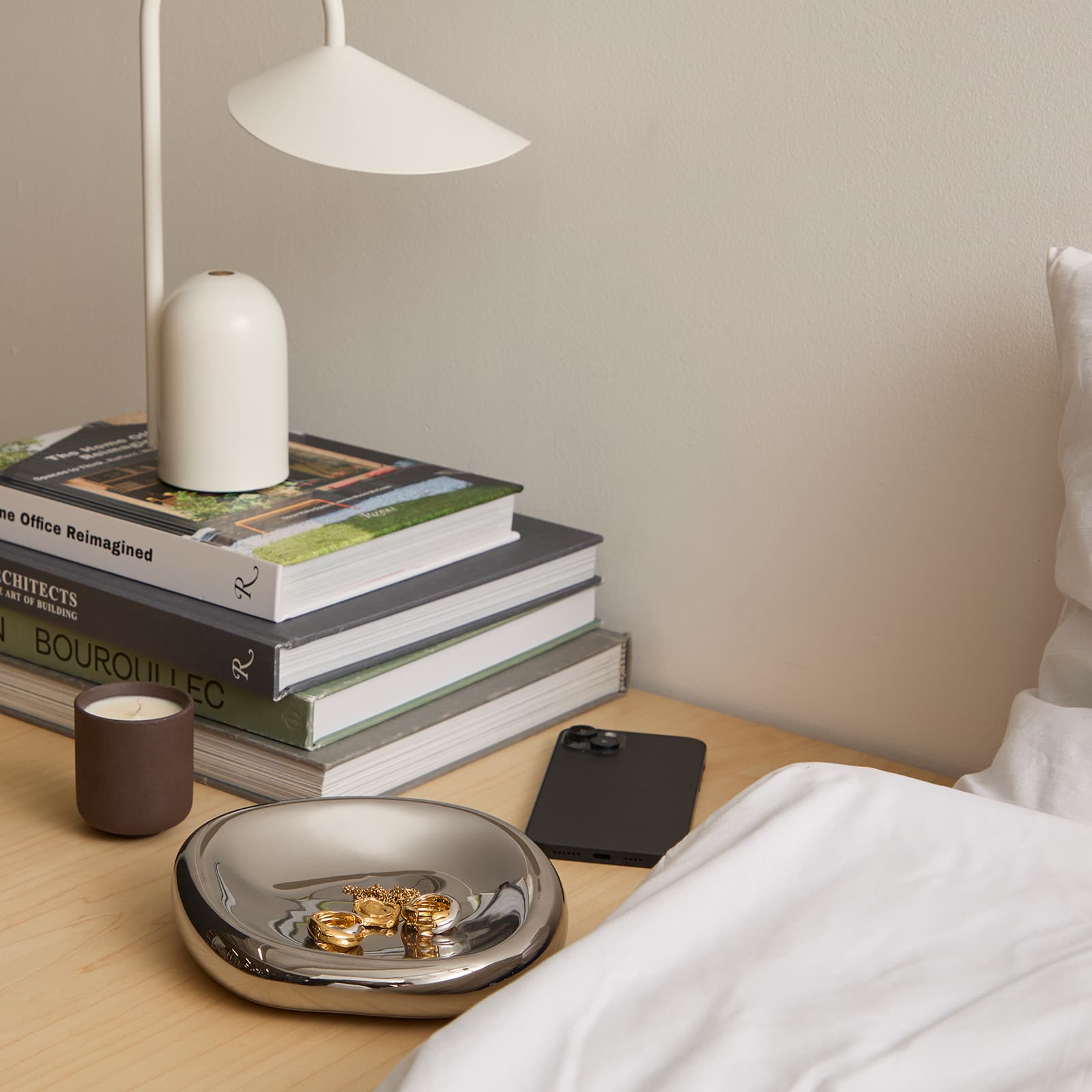 ferm LIVING Bellure Bowl - Ø17 - Silver