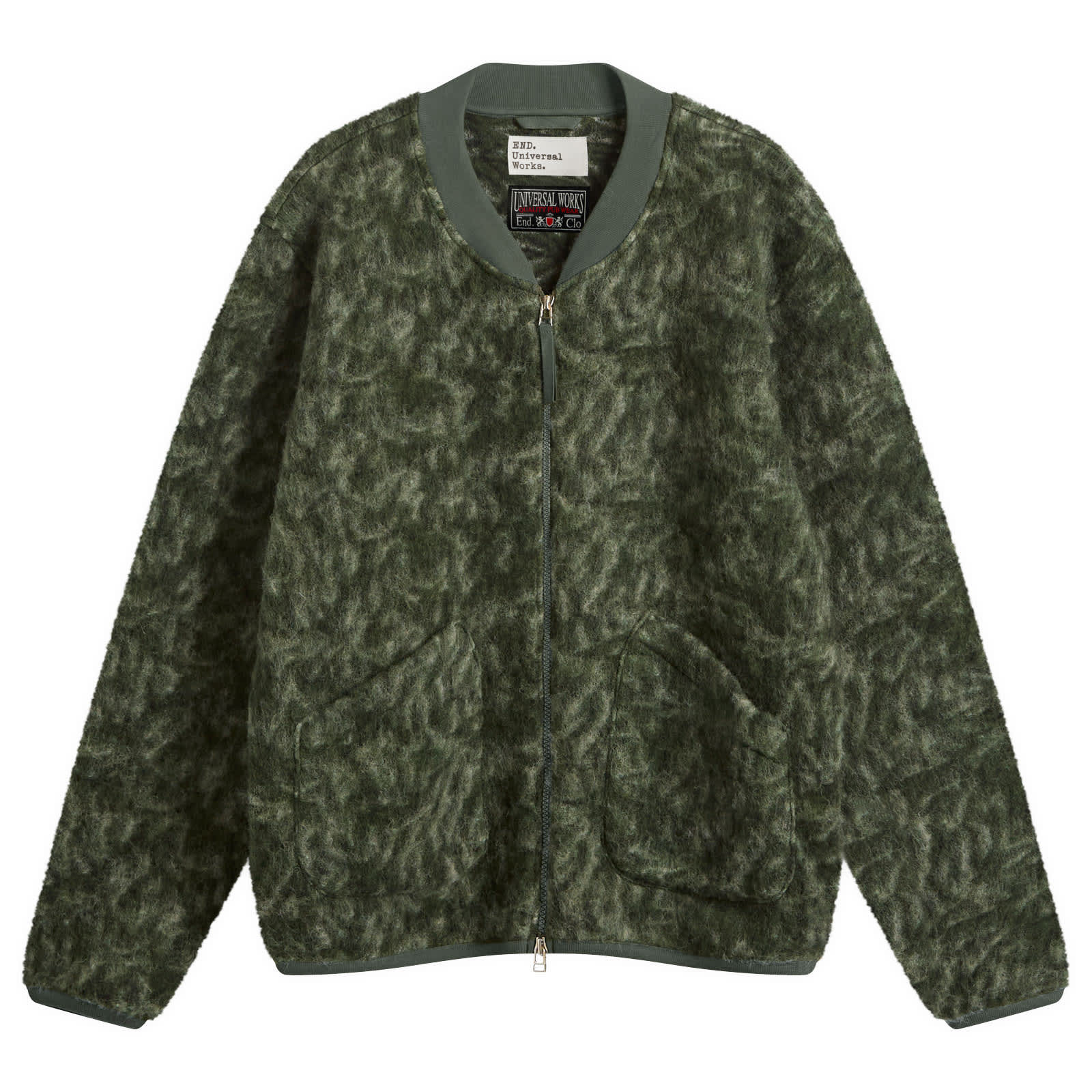 END. x Universal Works Snug Bomber - Olive