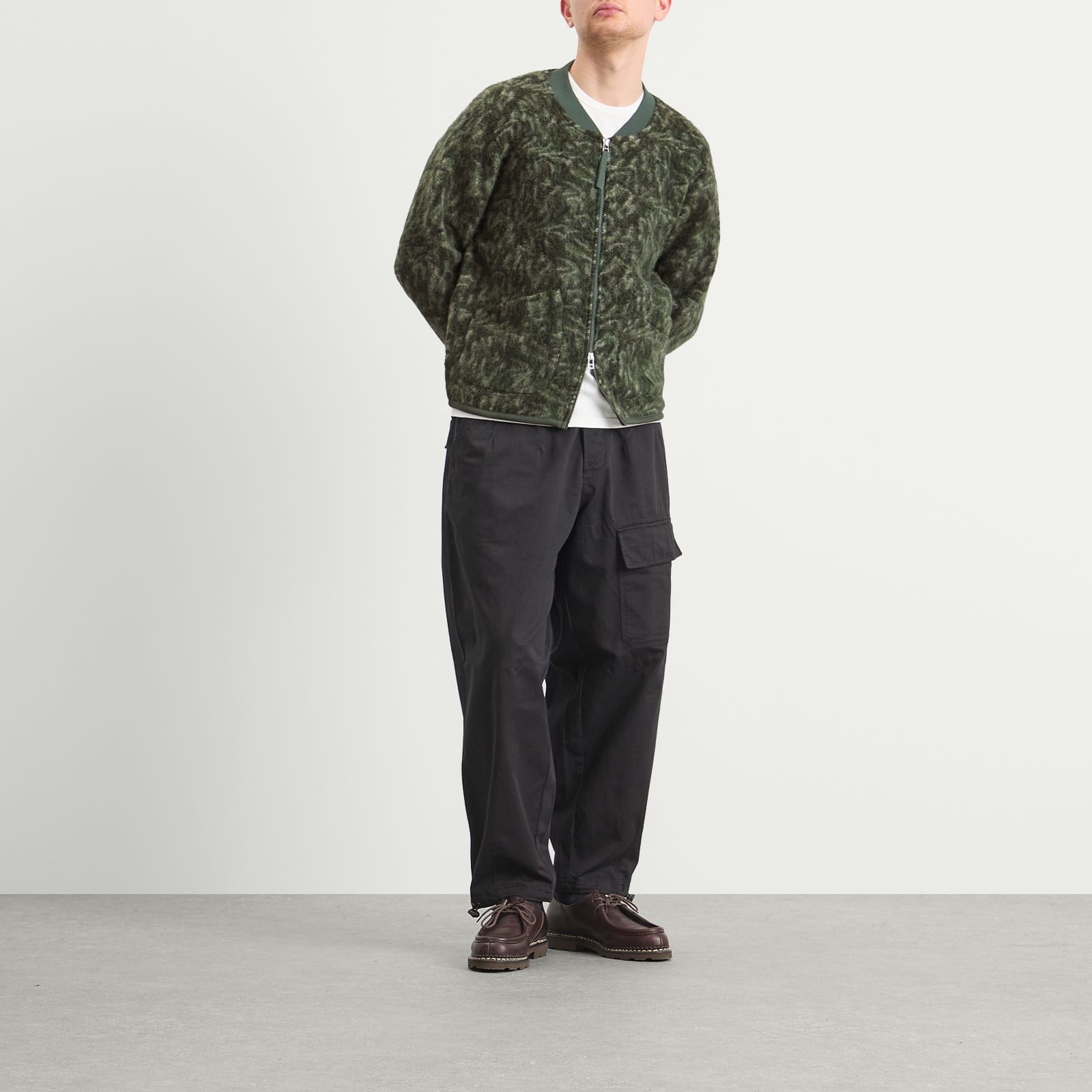 END. x Universal Works Snug Bomber - Olive