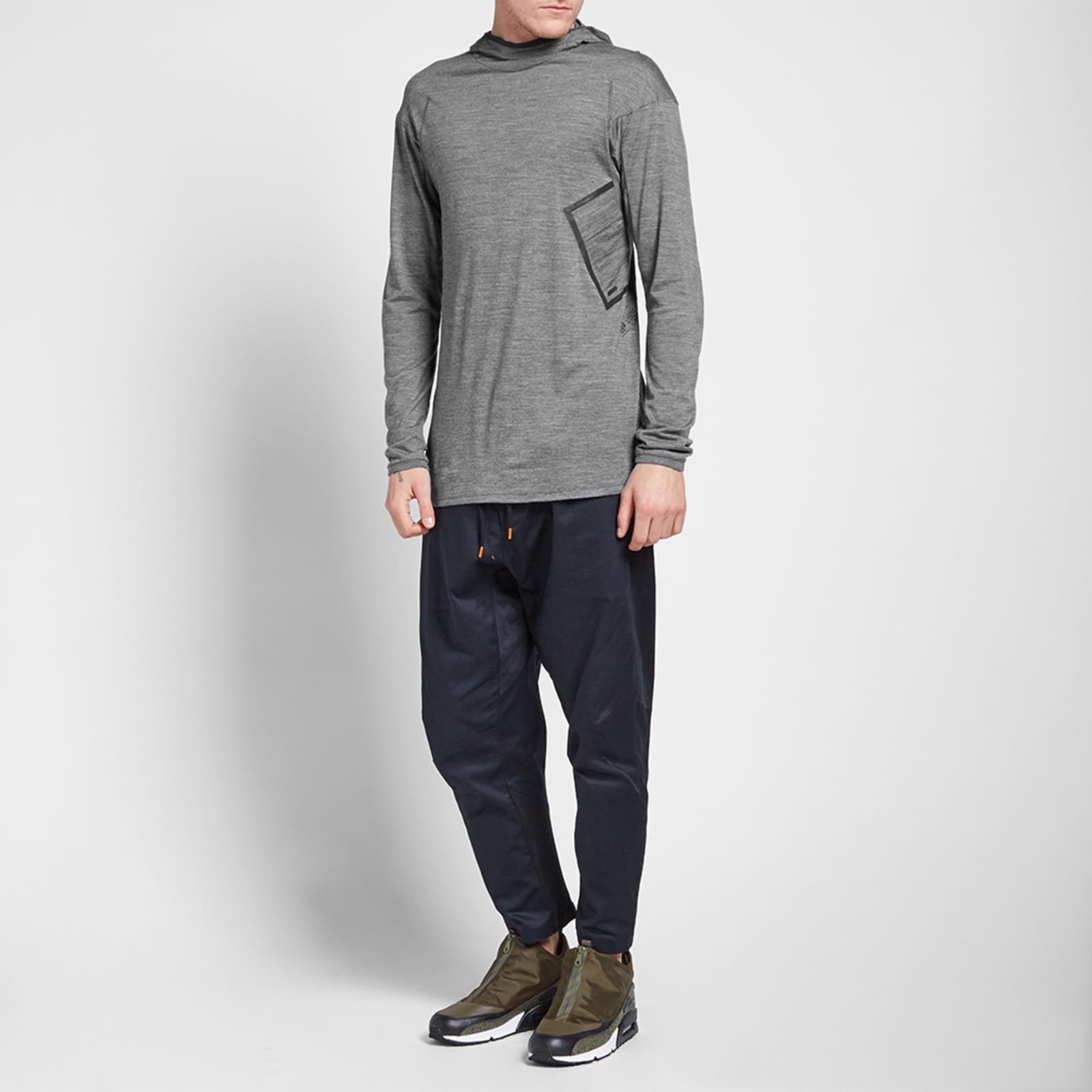 NikeLab ACG Long Sleeve Top - Carbon Heather