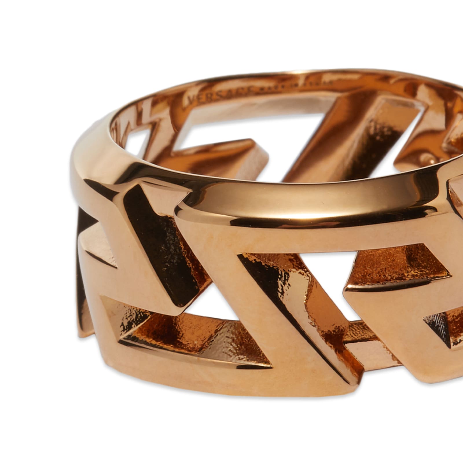 Versace New Logo Ring Gold END.