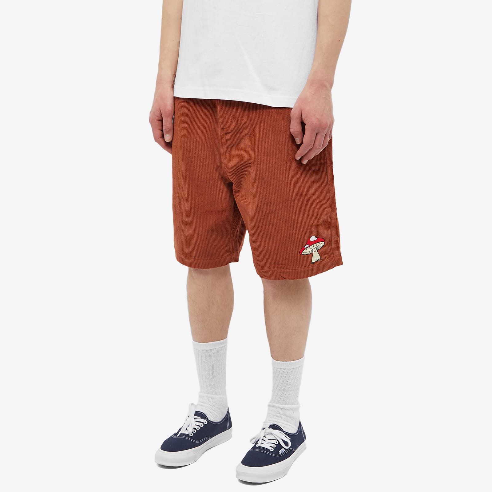 Butter Goods x The Smurfs Mushroom Corduroy Shorts Rust END.