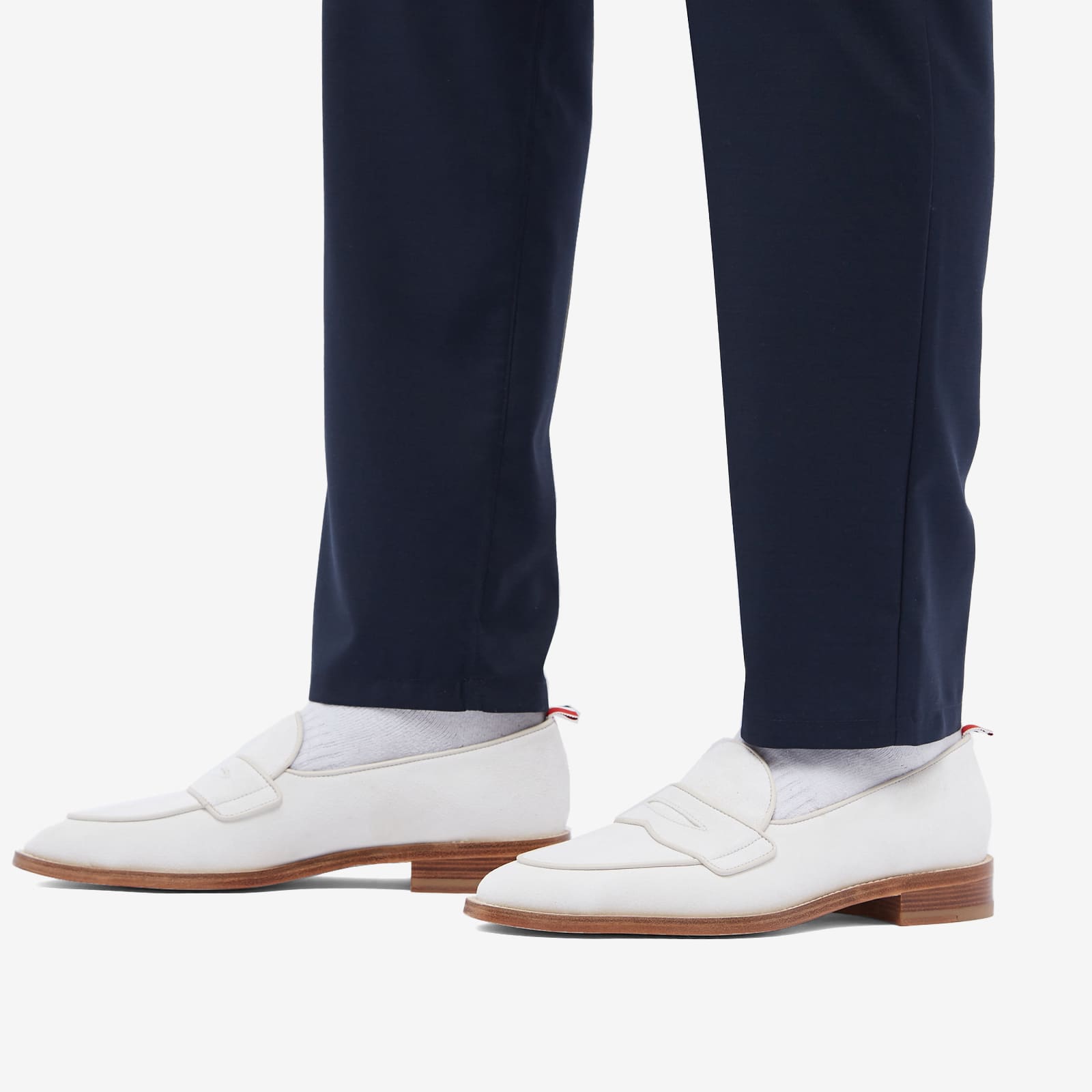 Thom Browne Varsity Penny Loafer Off White END. (Global)