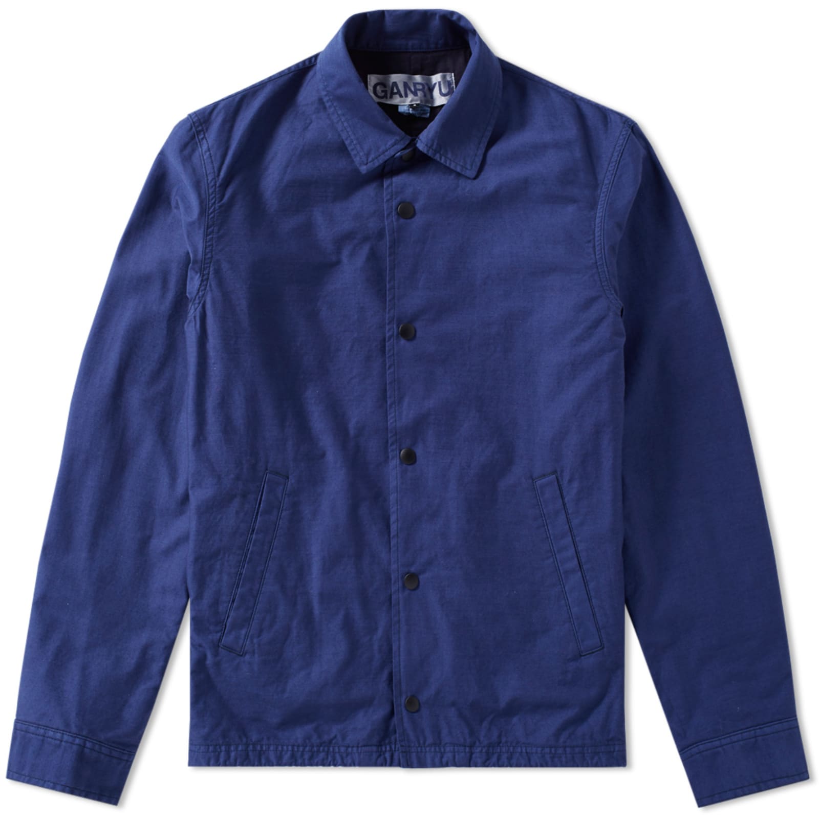 Ganryu Washed Moleskin Coach Jacket Navy END.