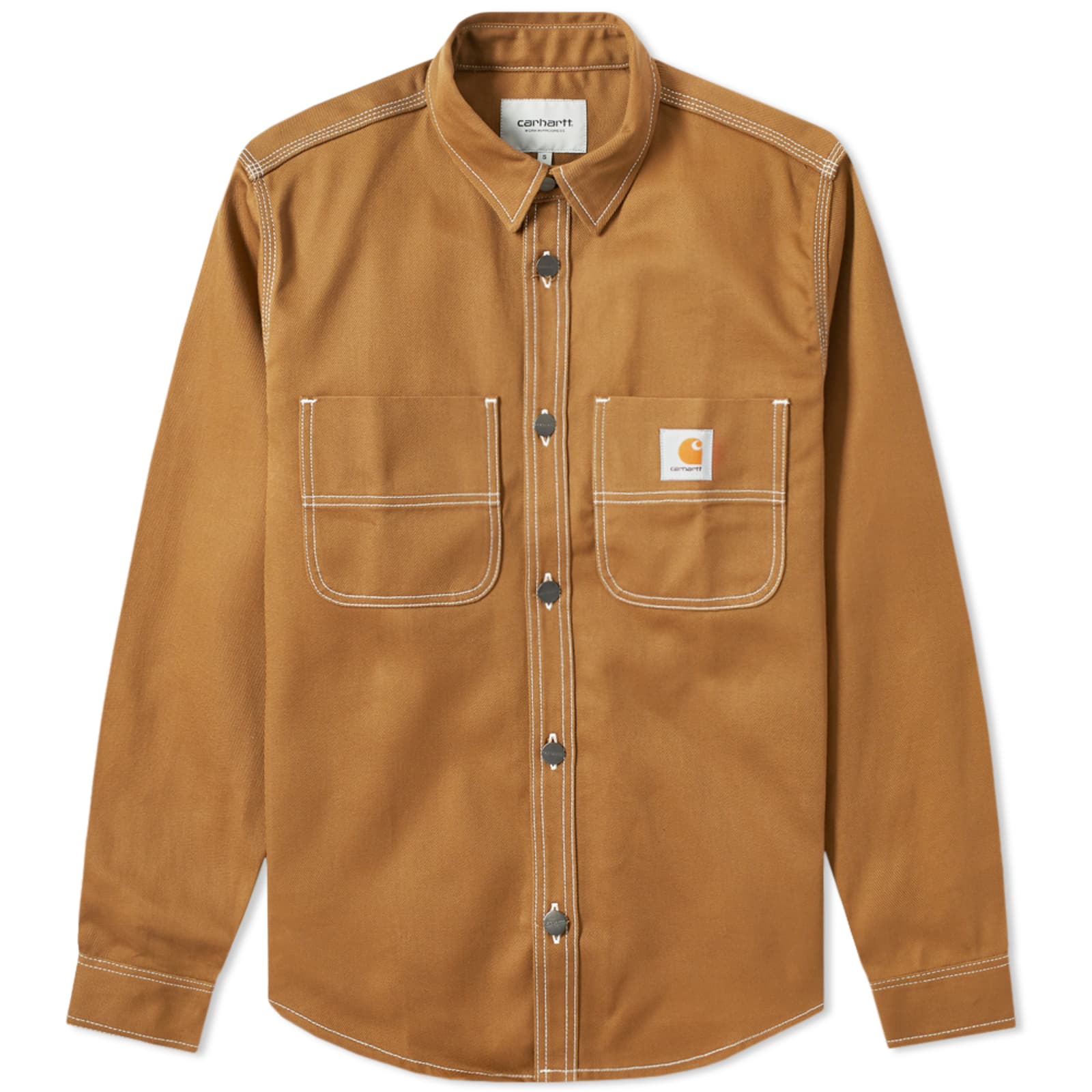 Carhartt WIP Chalk Shirt Jacket Hamilton Brown END.