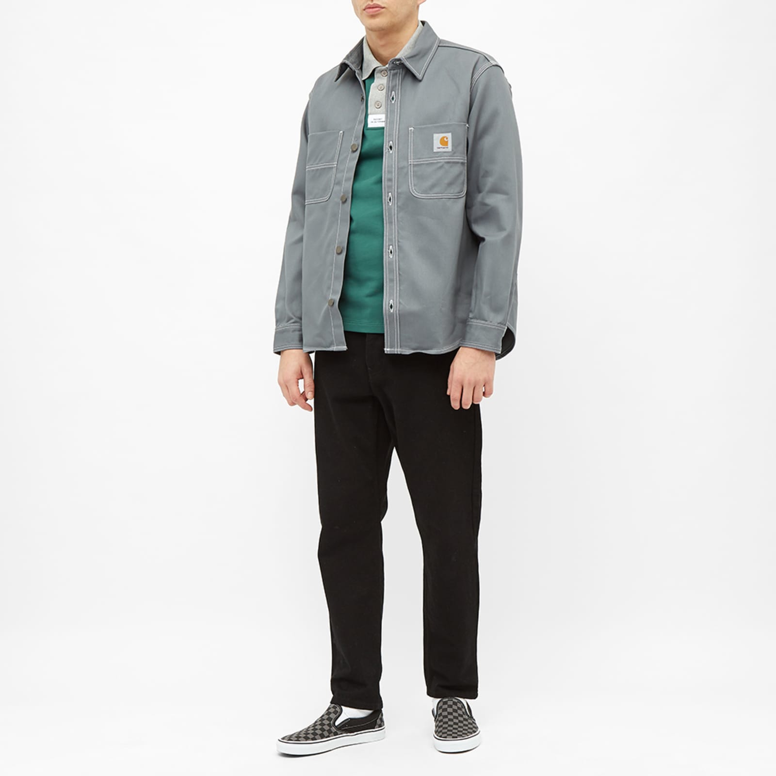 Carhartt WIP Chalk Shirt Jacket Shiver END.