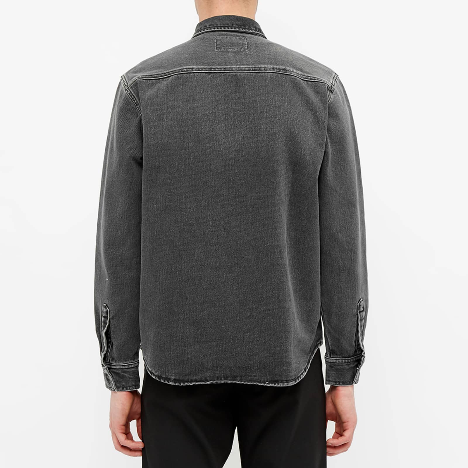 Carhartt WIP Salinac Shirt Jacket - Black Worn Bleached