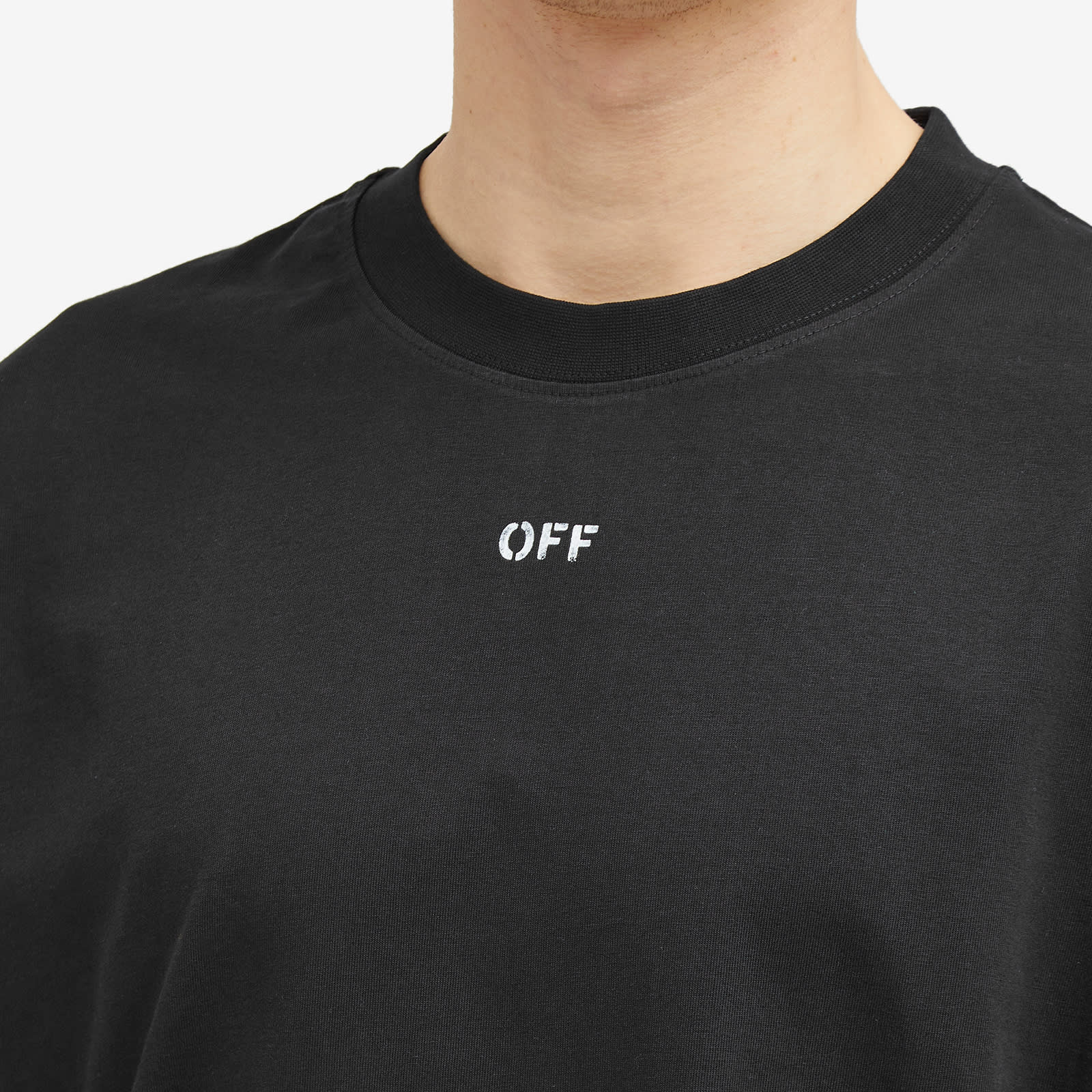 Off-White Stamp Skate T-Shirt - Black & White