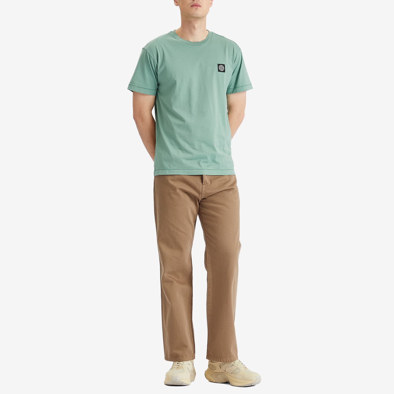 Stone Island Patch Logo T-Shirt - Mint
