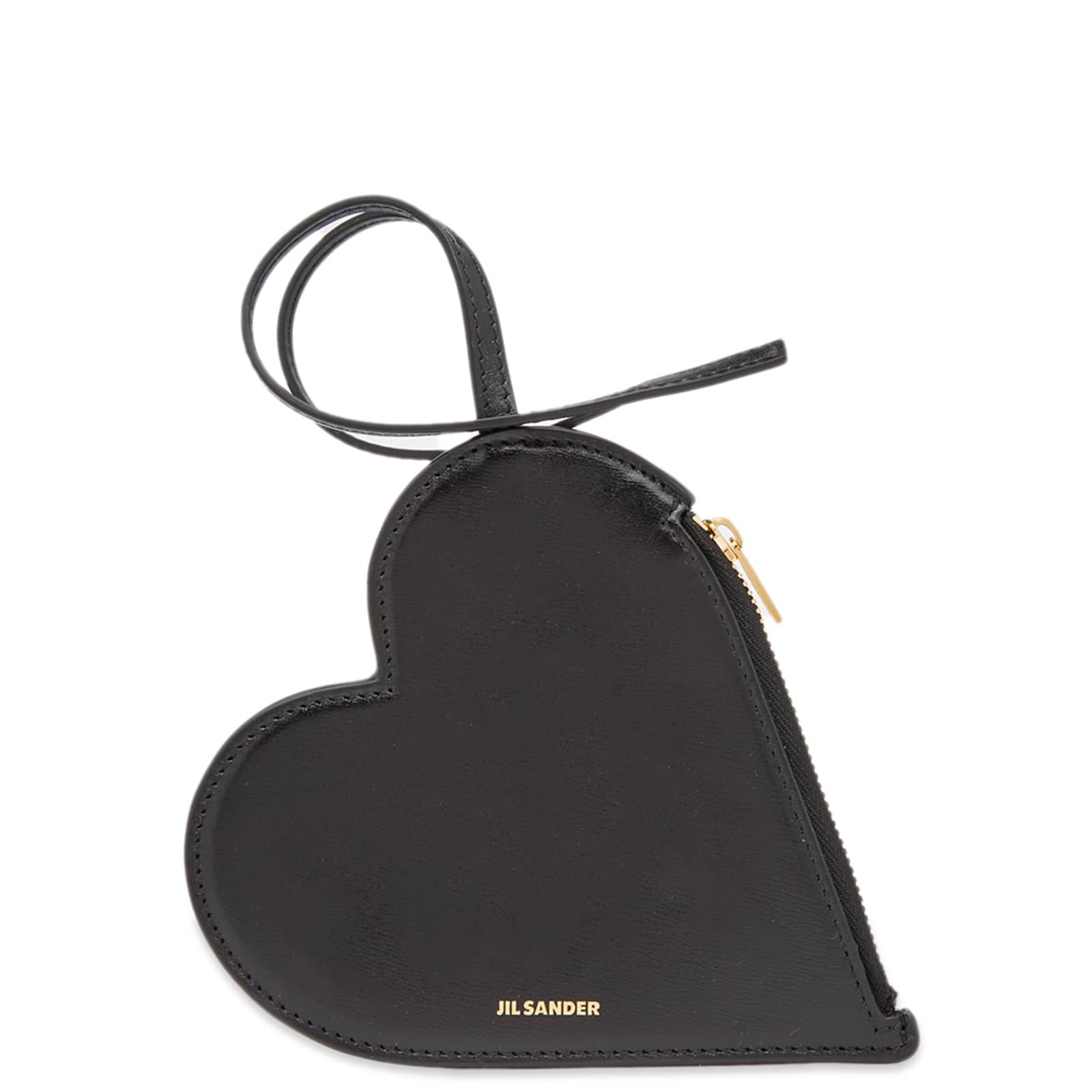 Jil Sander Heart Pouch Black END jil-sander-heart-pouch-black-end