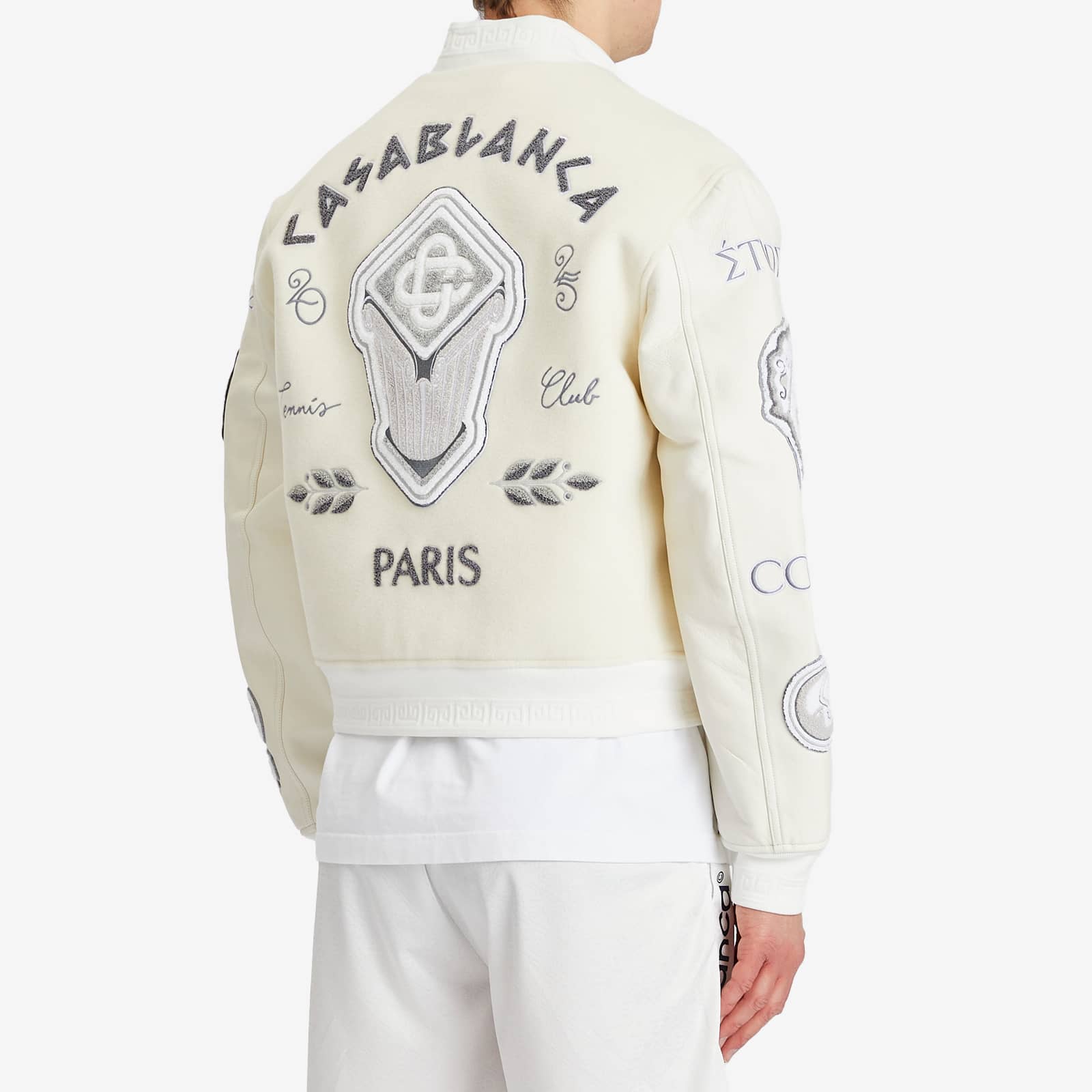 Casablanca Chenille Embroidered Varsity Jacket