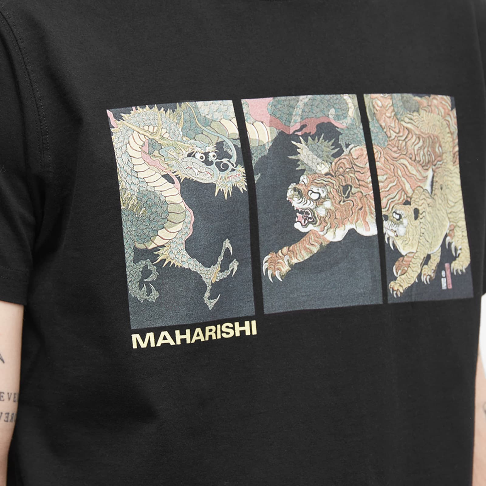 maharishi dragon t shirt
