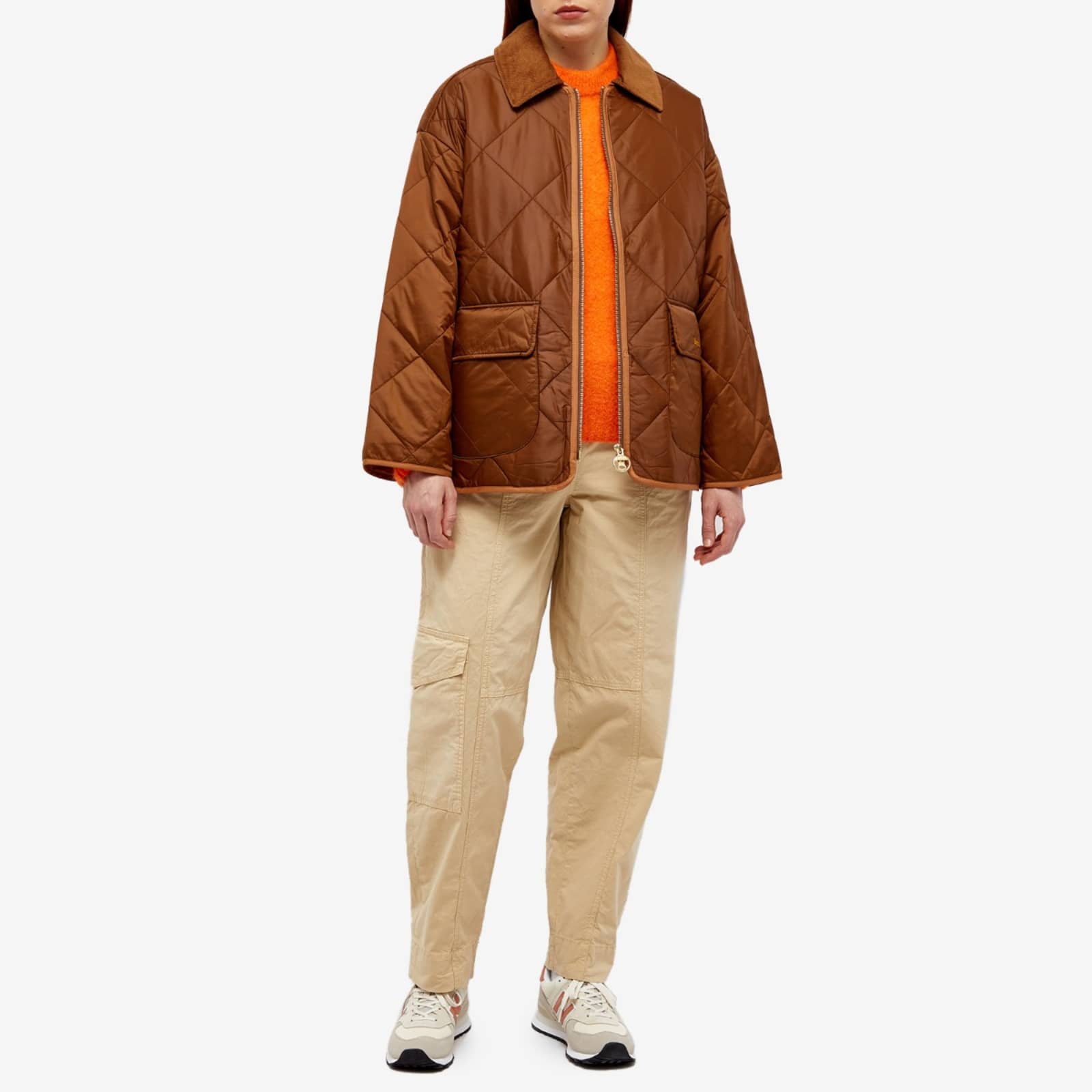 Barbour Ryhope Quilted Jacket Warm Tan & Muted END. (KR)