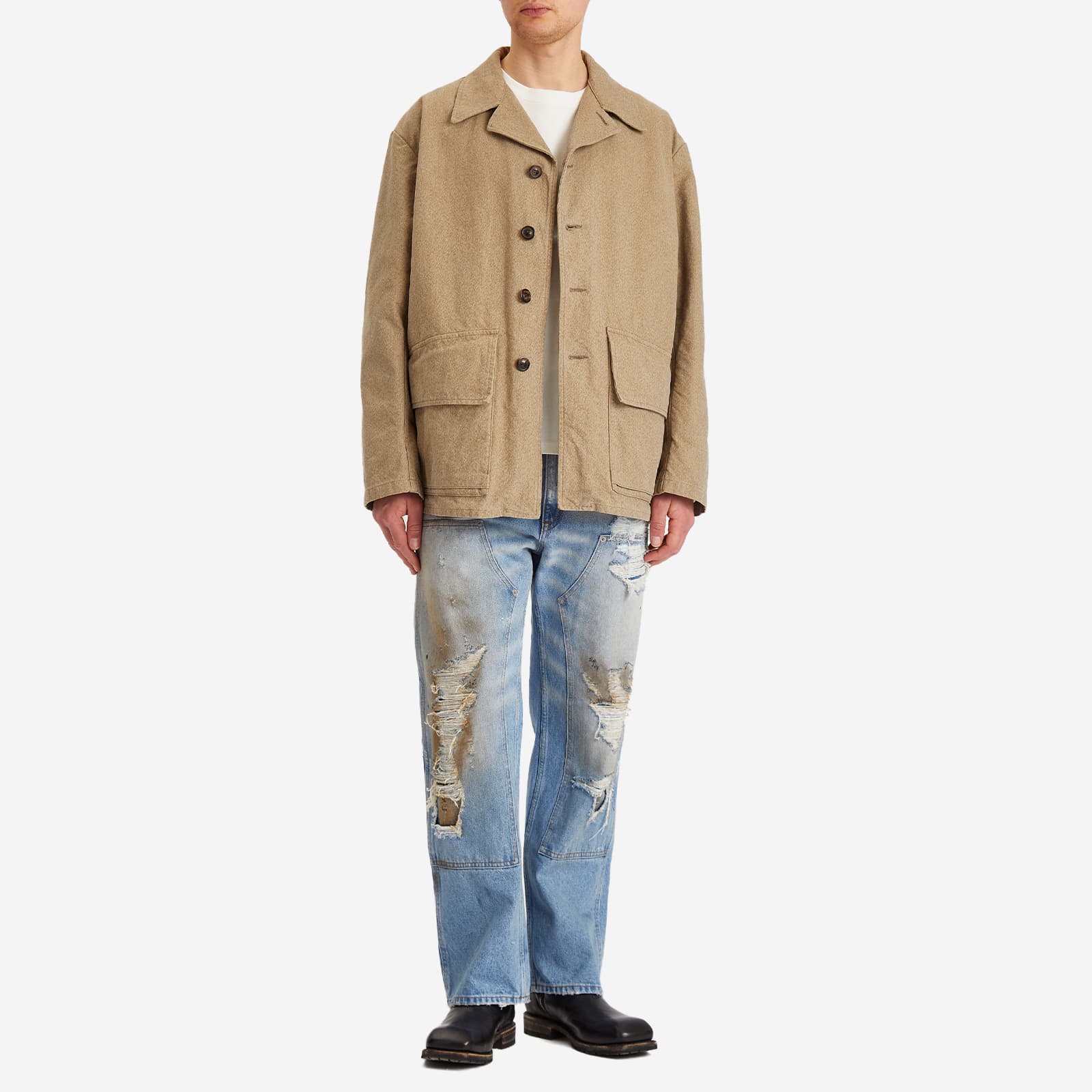 Maison Margiela Cotton Chore Jacket - Sand