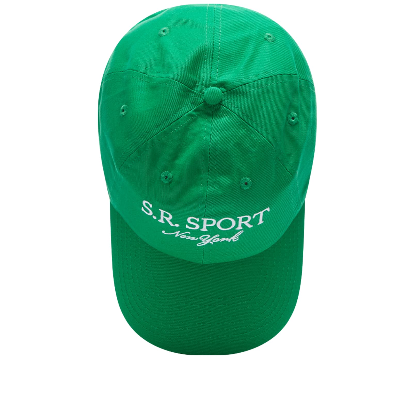 Sporty & Rich Wimbledon Hat Kelly Green & White END.