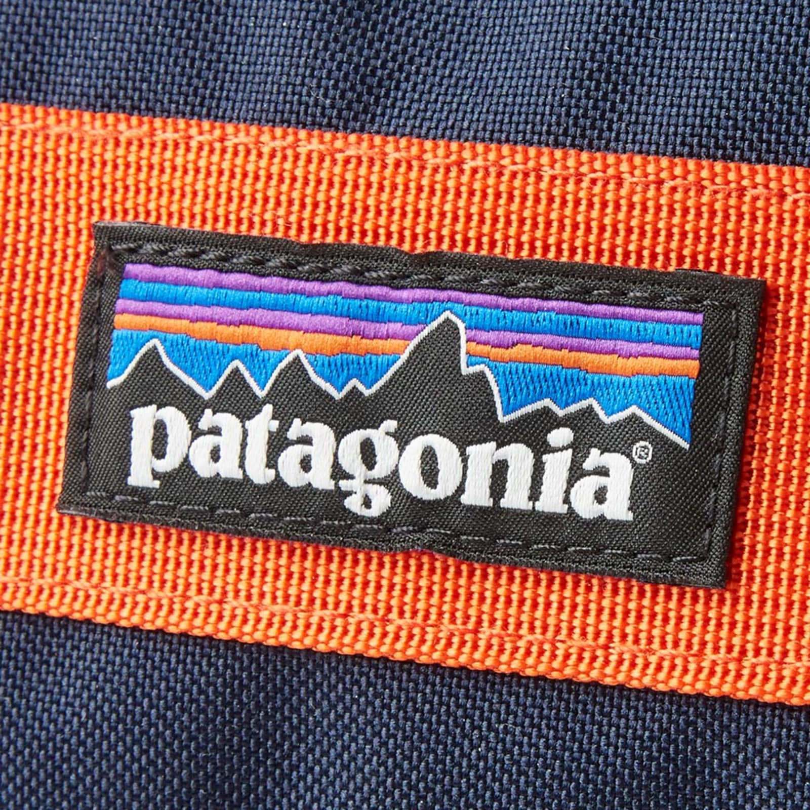 Patagonia Arbor 60L Duffel Bag Navy Blue & Paintbrush Red END.
