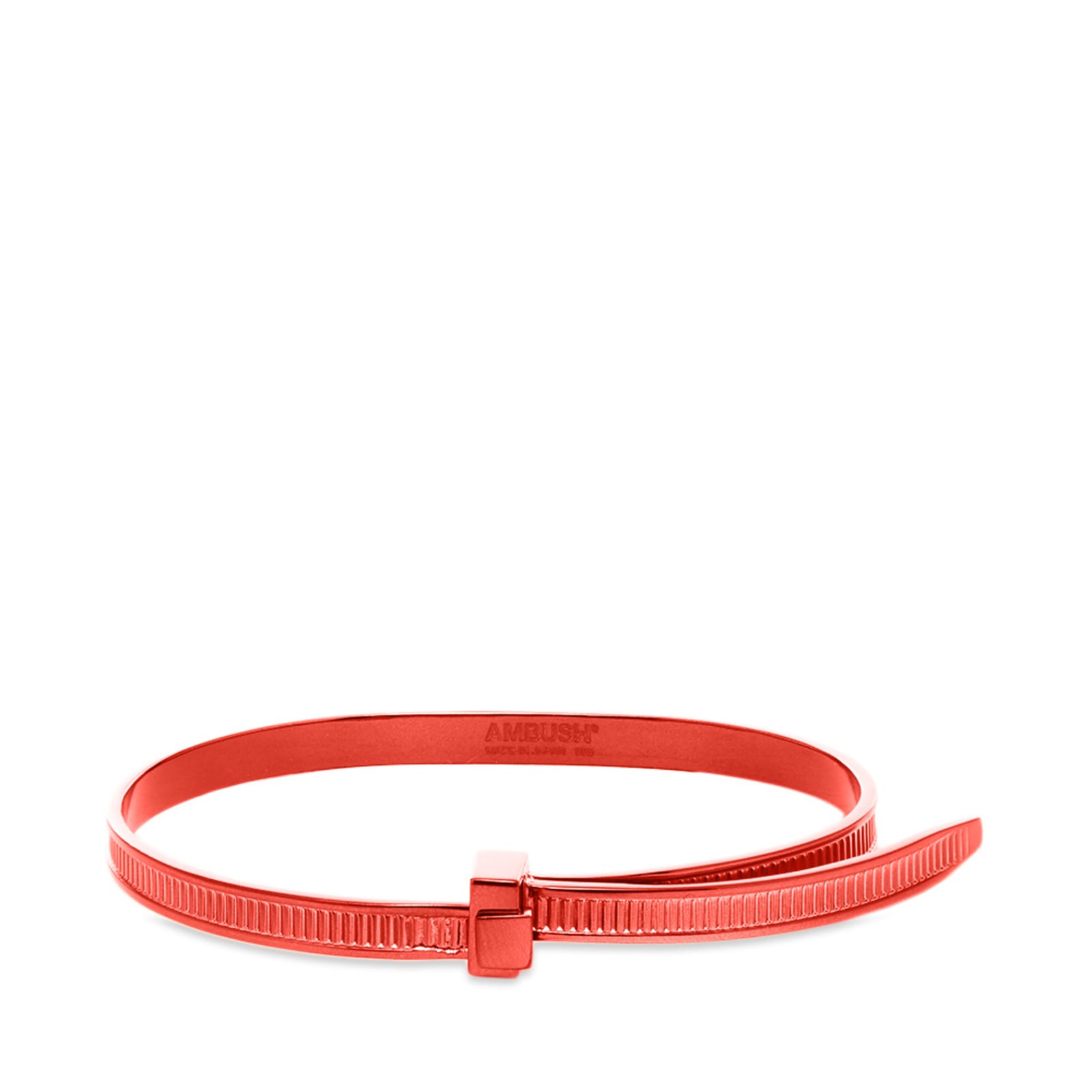 Ambush SSS Zip Tie Bracelet Red | END.