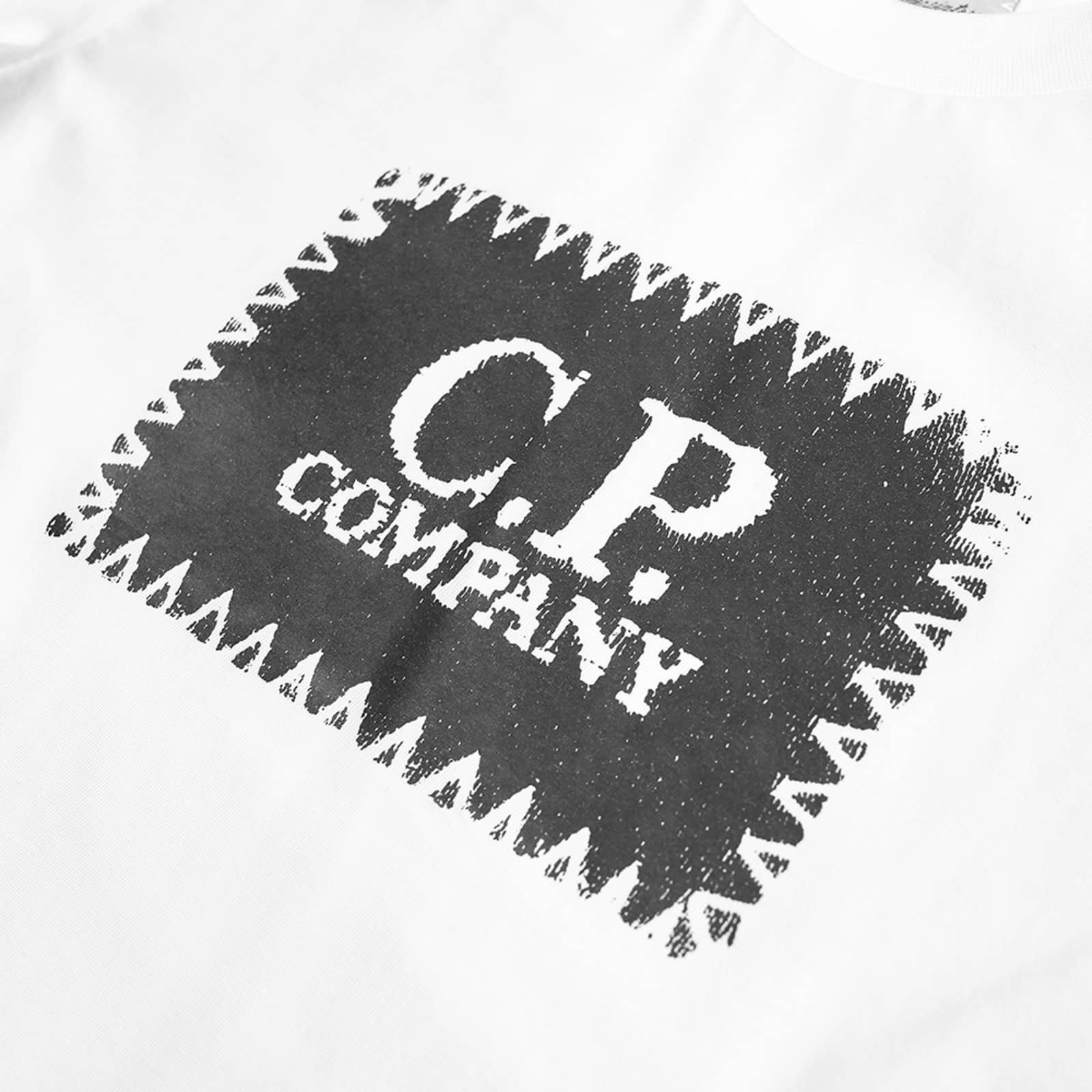 C.P. Company Undersixteen Stamp Logo TShirt Gauze White END. (AU)
