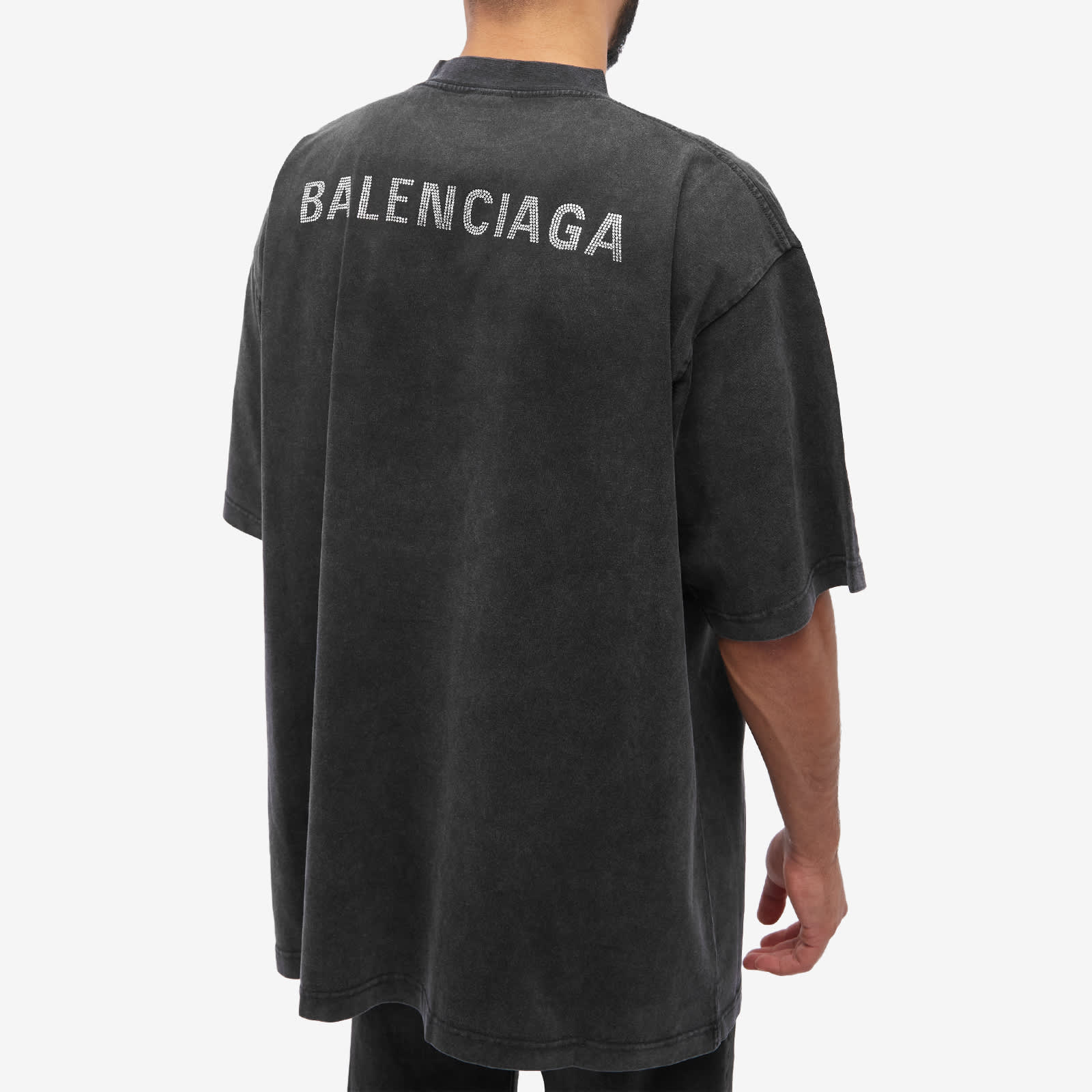 balenciaga back logo shirt