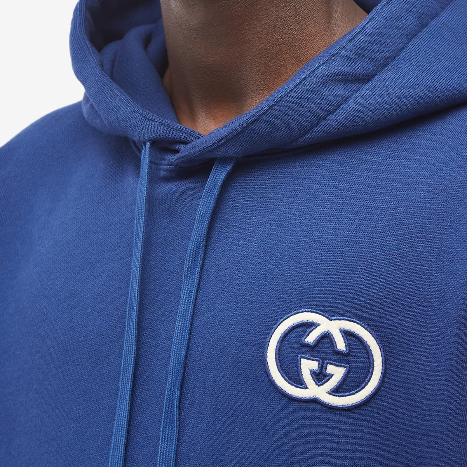 Gucci GG Supreme Logo Hoodie Blue END. (GB)