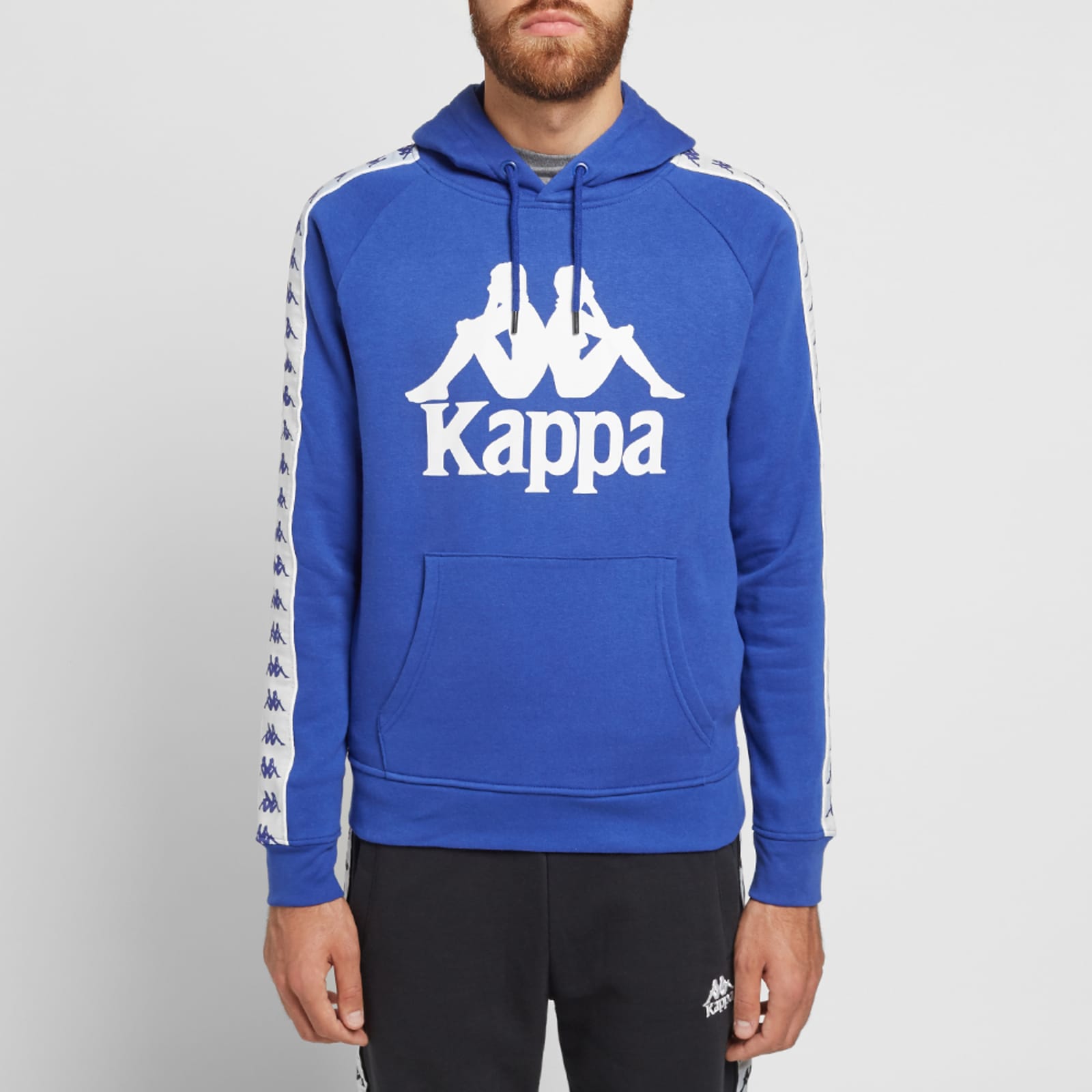 Kappa Hurtado Authentic Hoody - Blue Marine & White