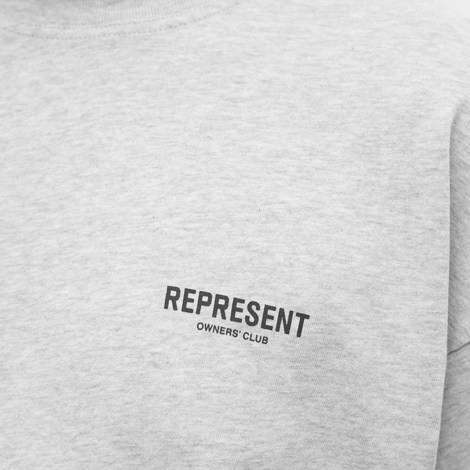 Represent Represent Owners Club T-Shirt - Light Grey Marl