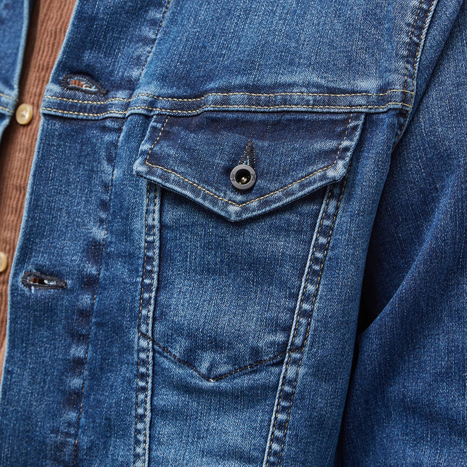 Denham Amsterdam Denim Jacket - Fms Gots Blue