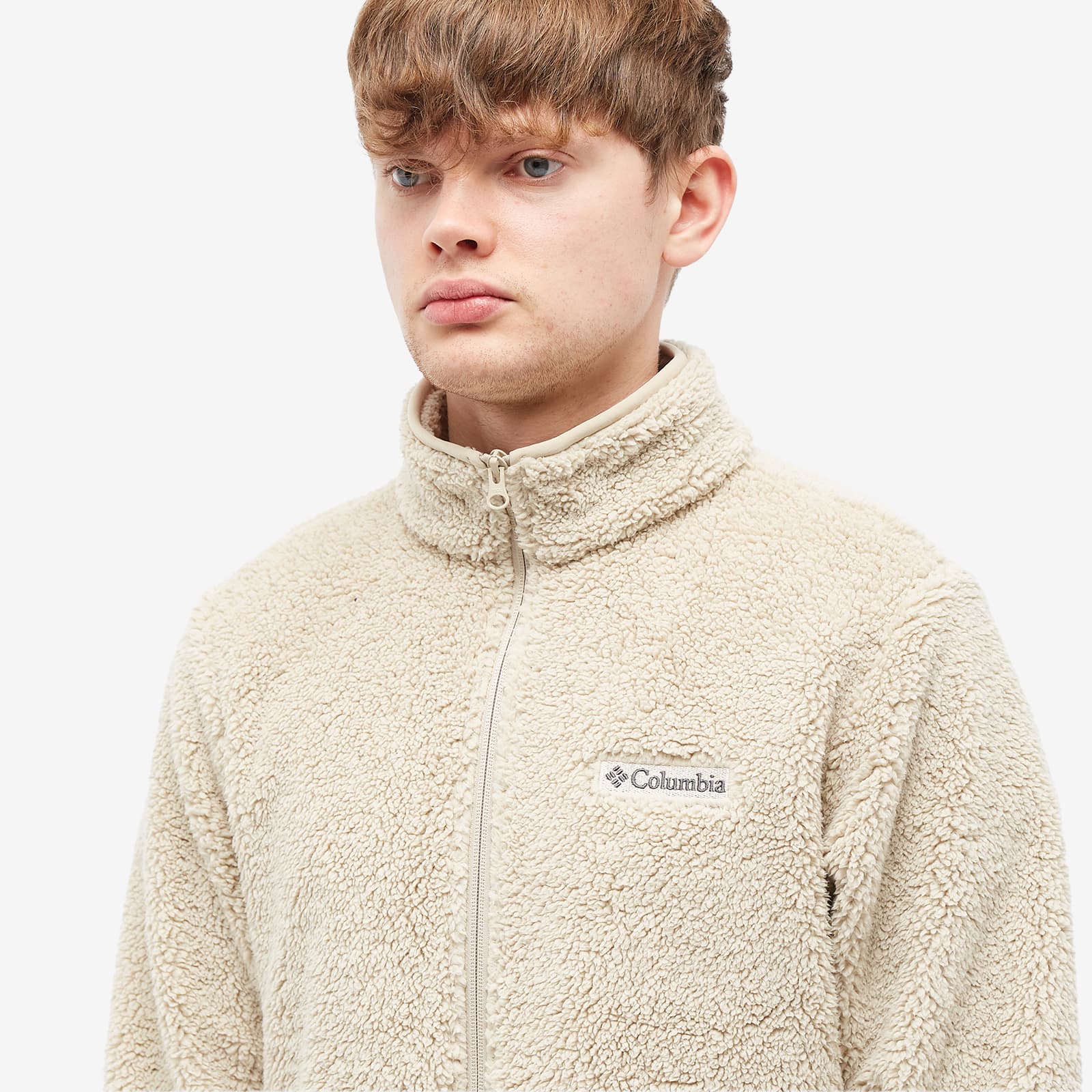 Columbia Rugged Ridge™ III Zip Through Sherpa Fleece Ancient Fossil END.