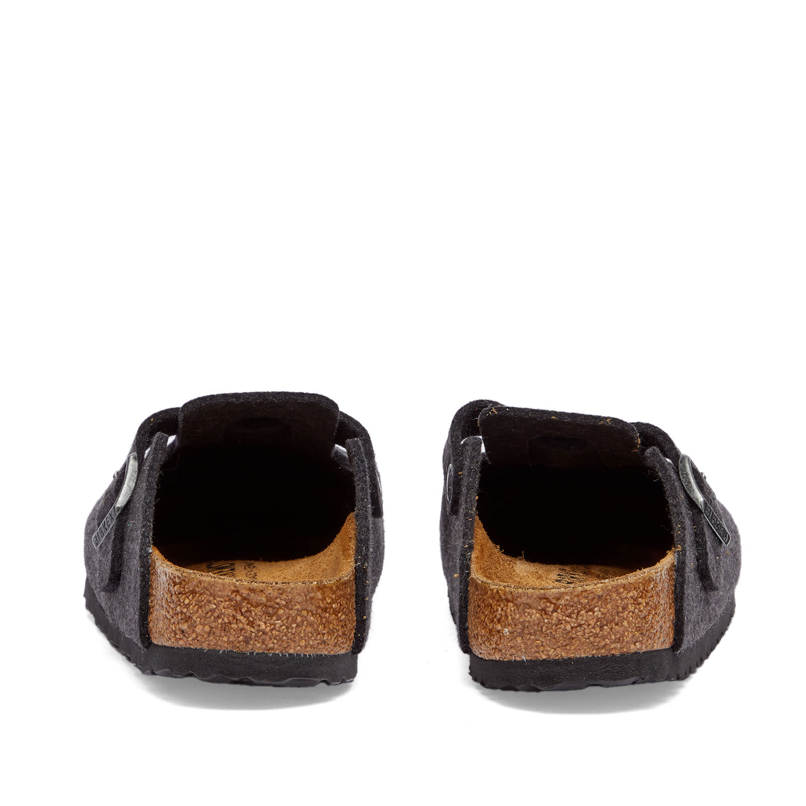 birkenstock boston anthracite wool