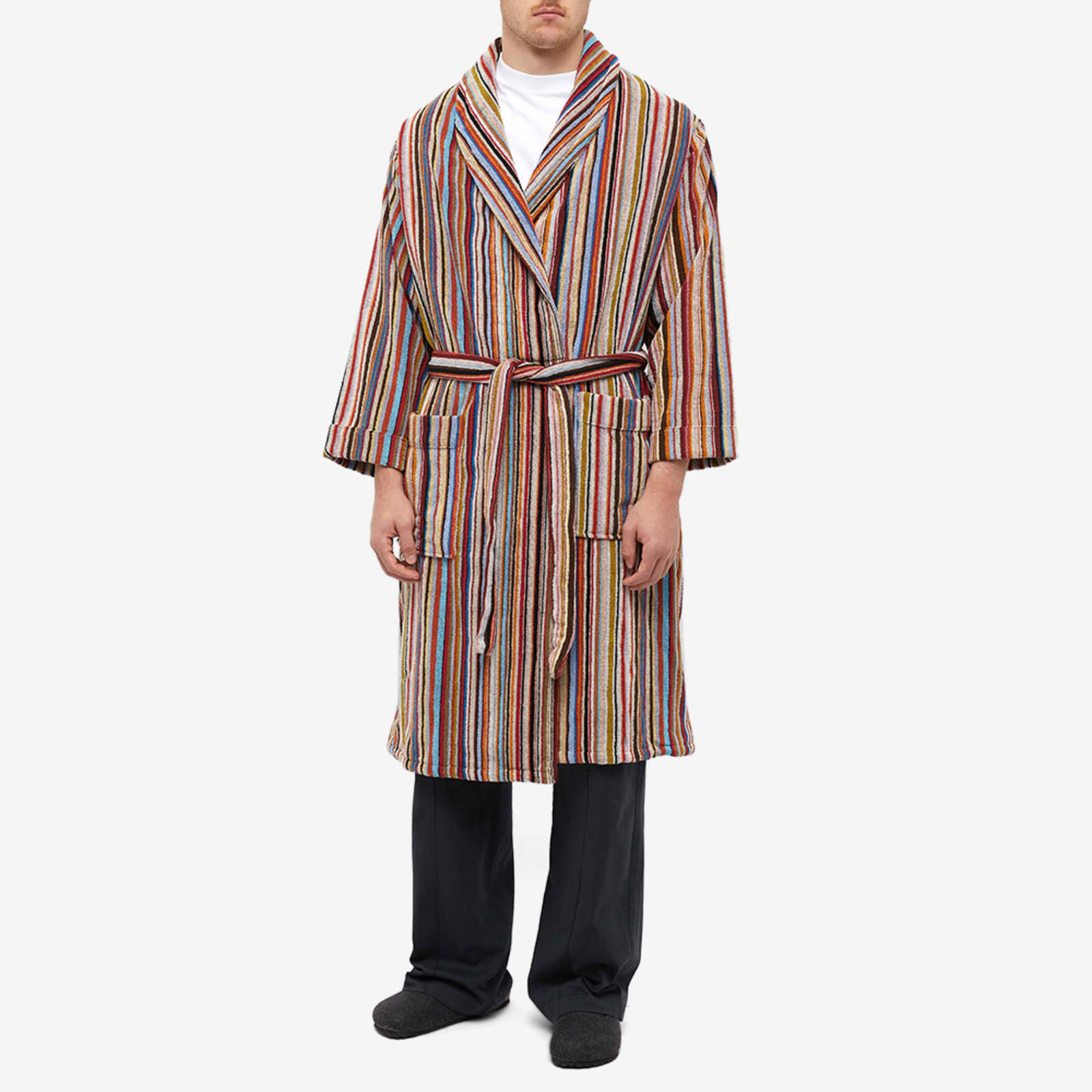 Paul Smith Signature Stripe Dressing Gown Multi END.