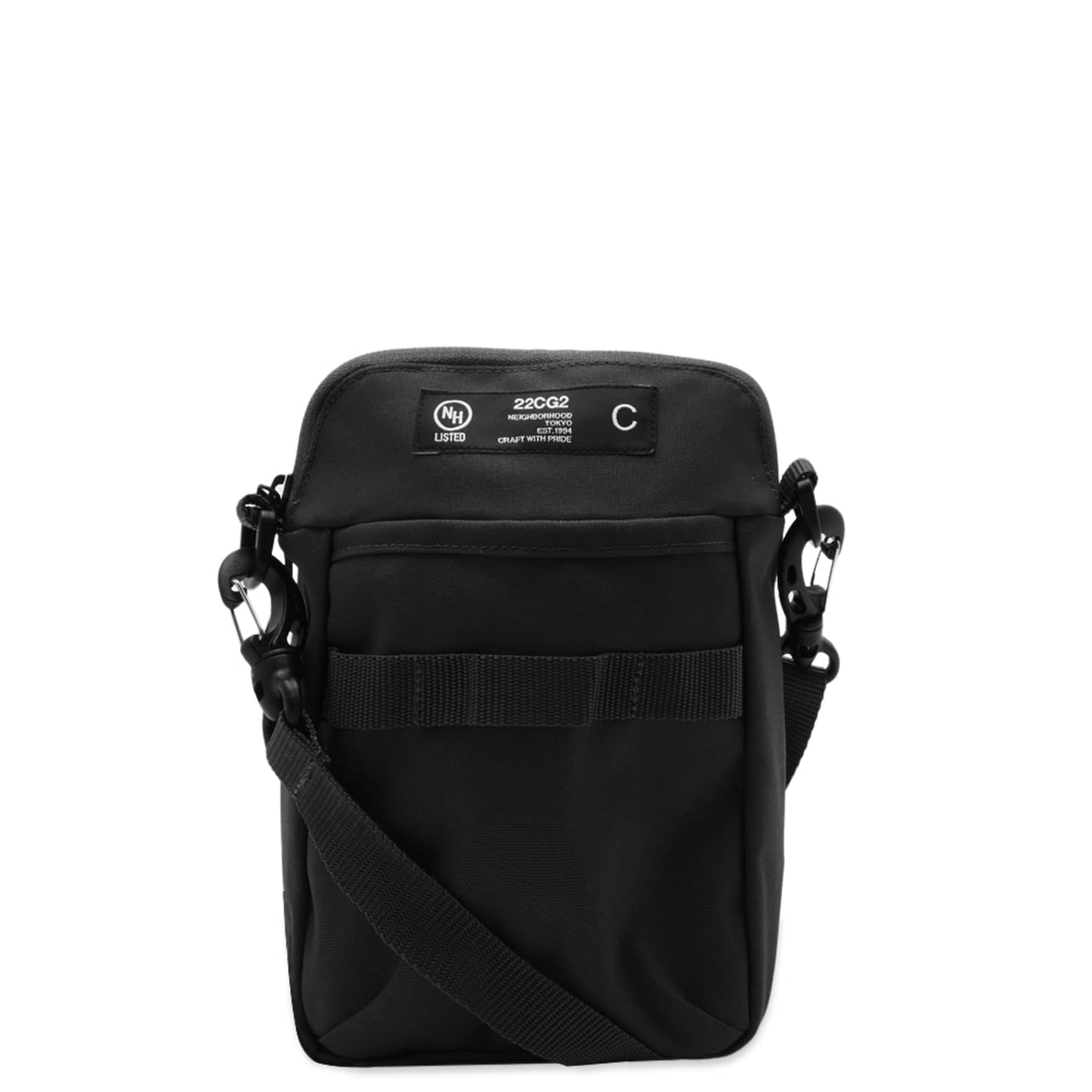 Neighborhood Shoulder Pouch Bag - Black