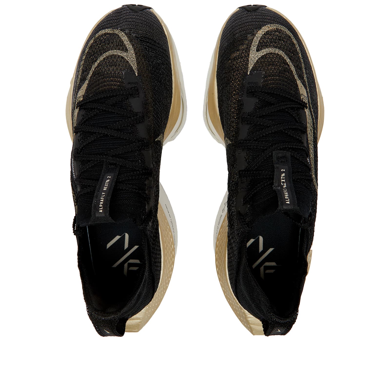 Nike Alphafly 2 - Black & Metallic Gold Grain