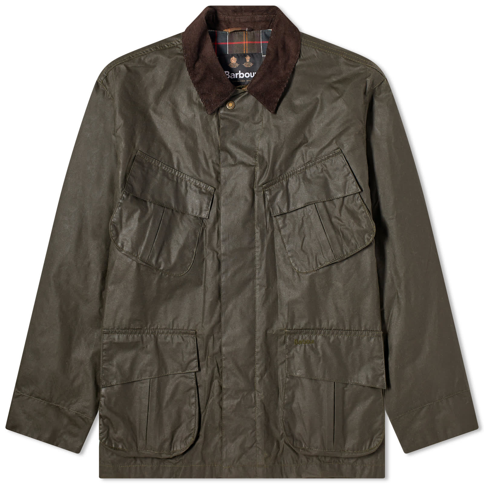 Barbour Heritage+ Utility Wax Jacket Archive Olive END. (GB)