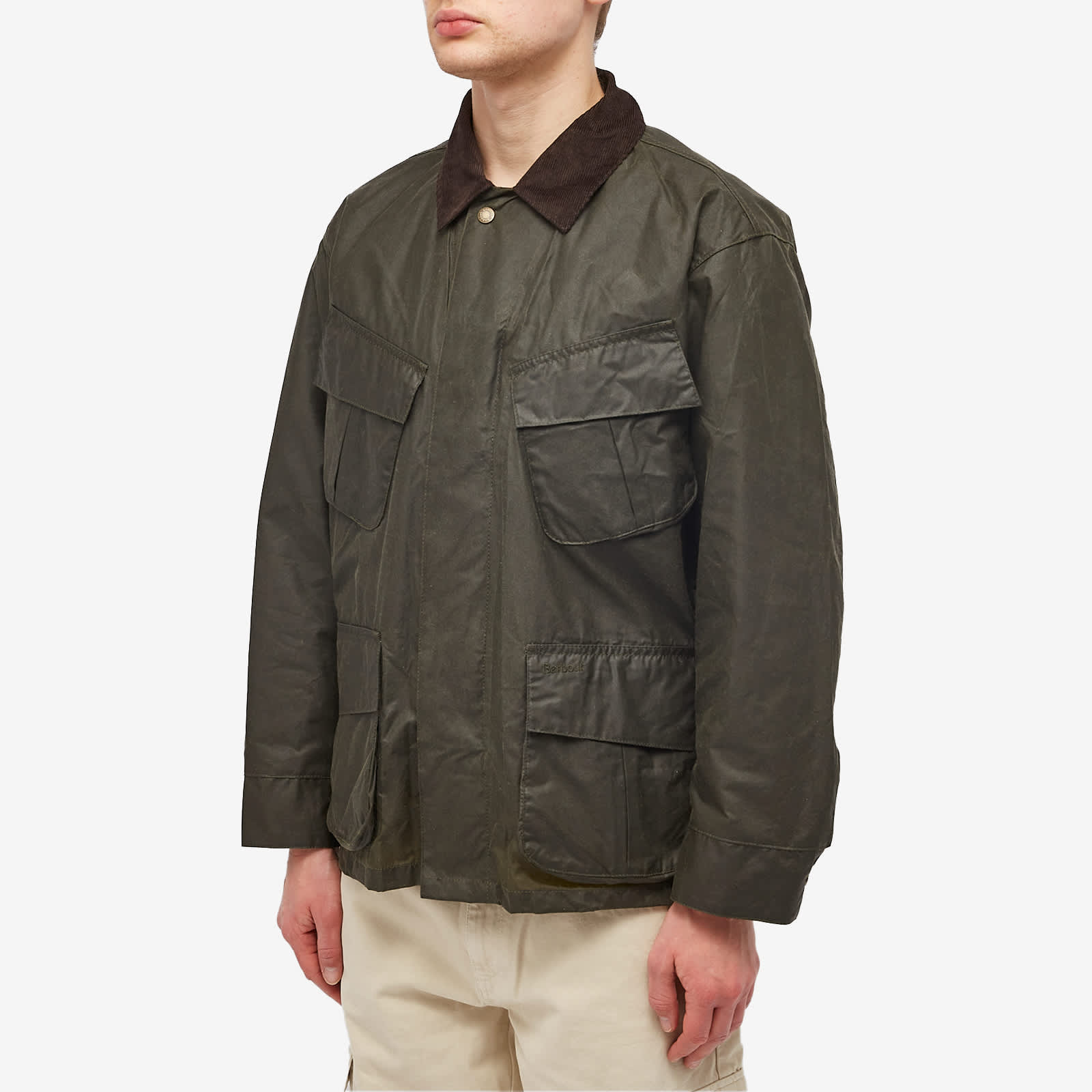 Barbour Heritage+ Utility Wax Jacket Archive Olive END. (GB)