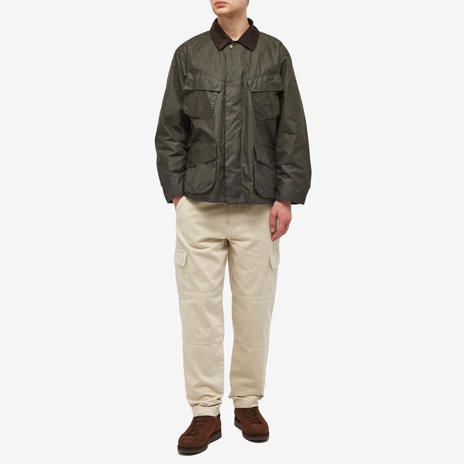 Barbour Heritage+ Utility Wax Jacket Archive Olive END. (GB)
