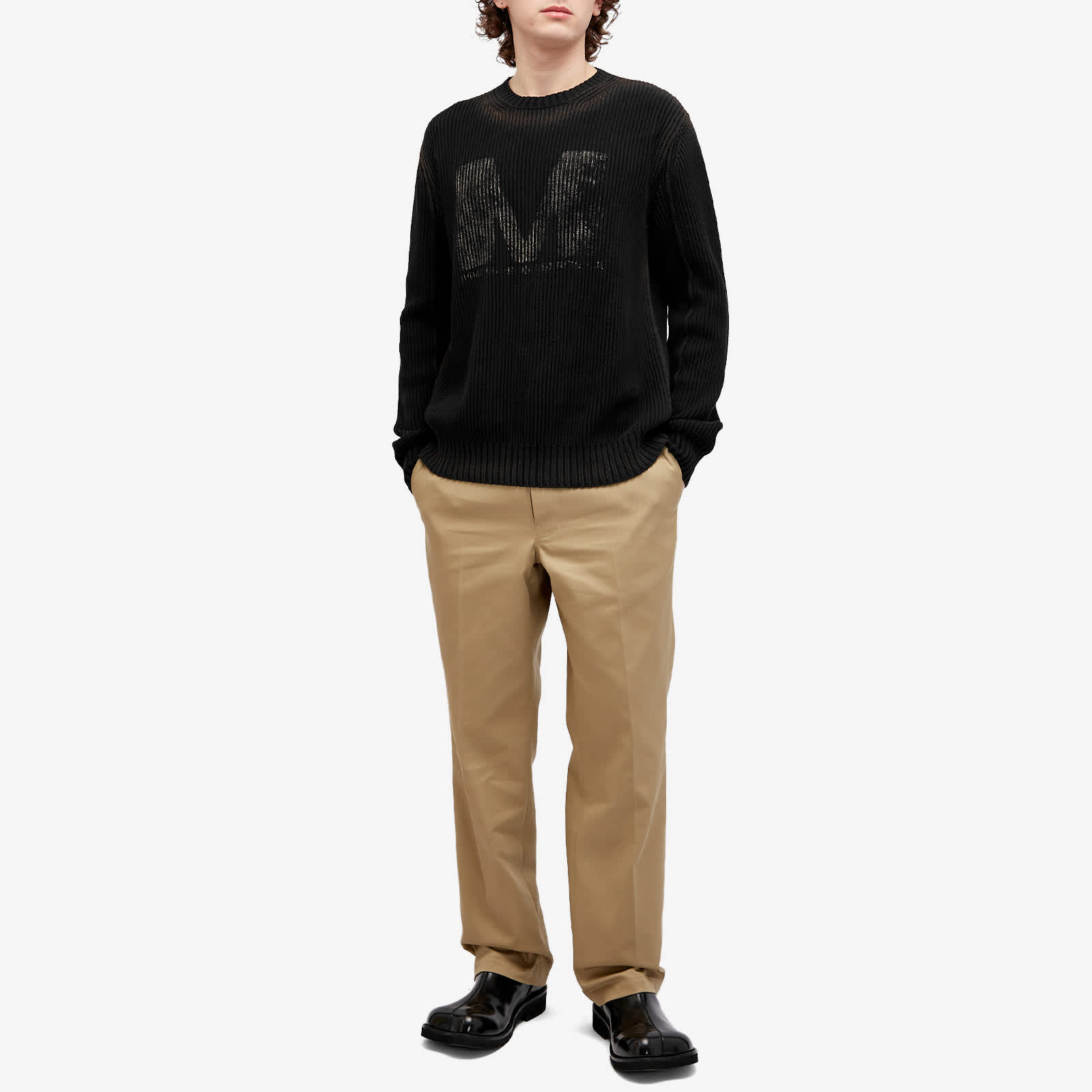 Maison Margiela Cotton Casual Trousers - Beige