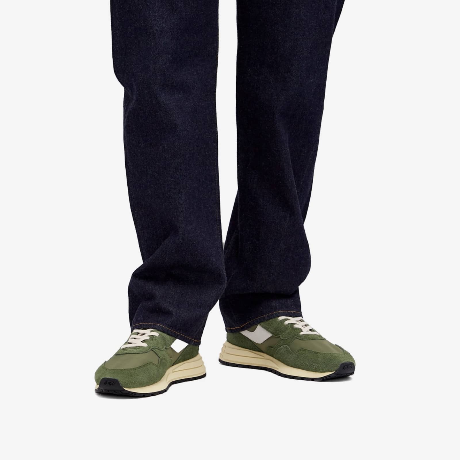 Autry Reelwind Low Sneaker - Crack Wht/Mil