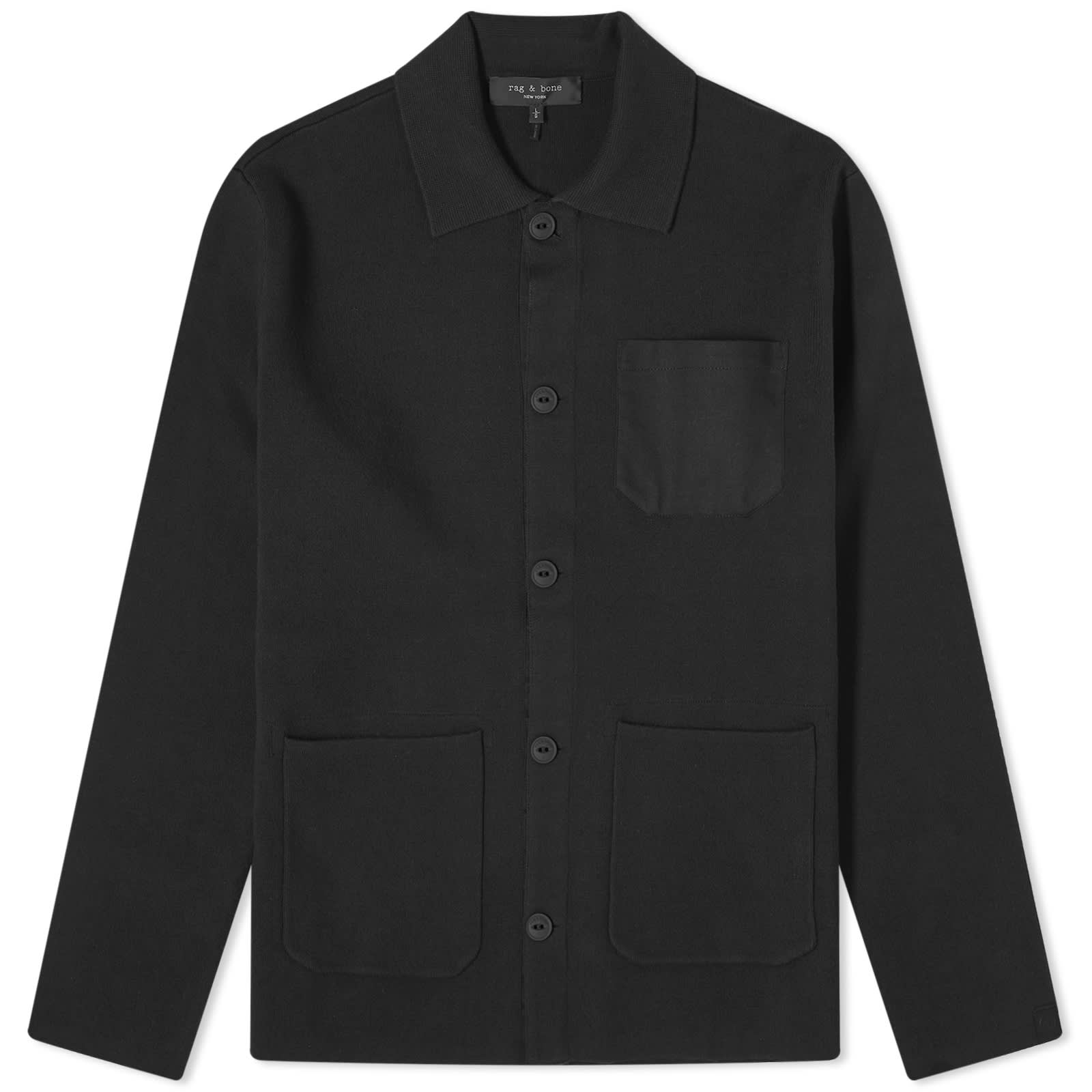 Rag & Bone Jayden Chore Cardigan - Black