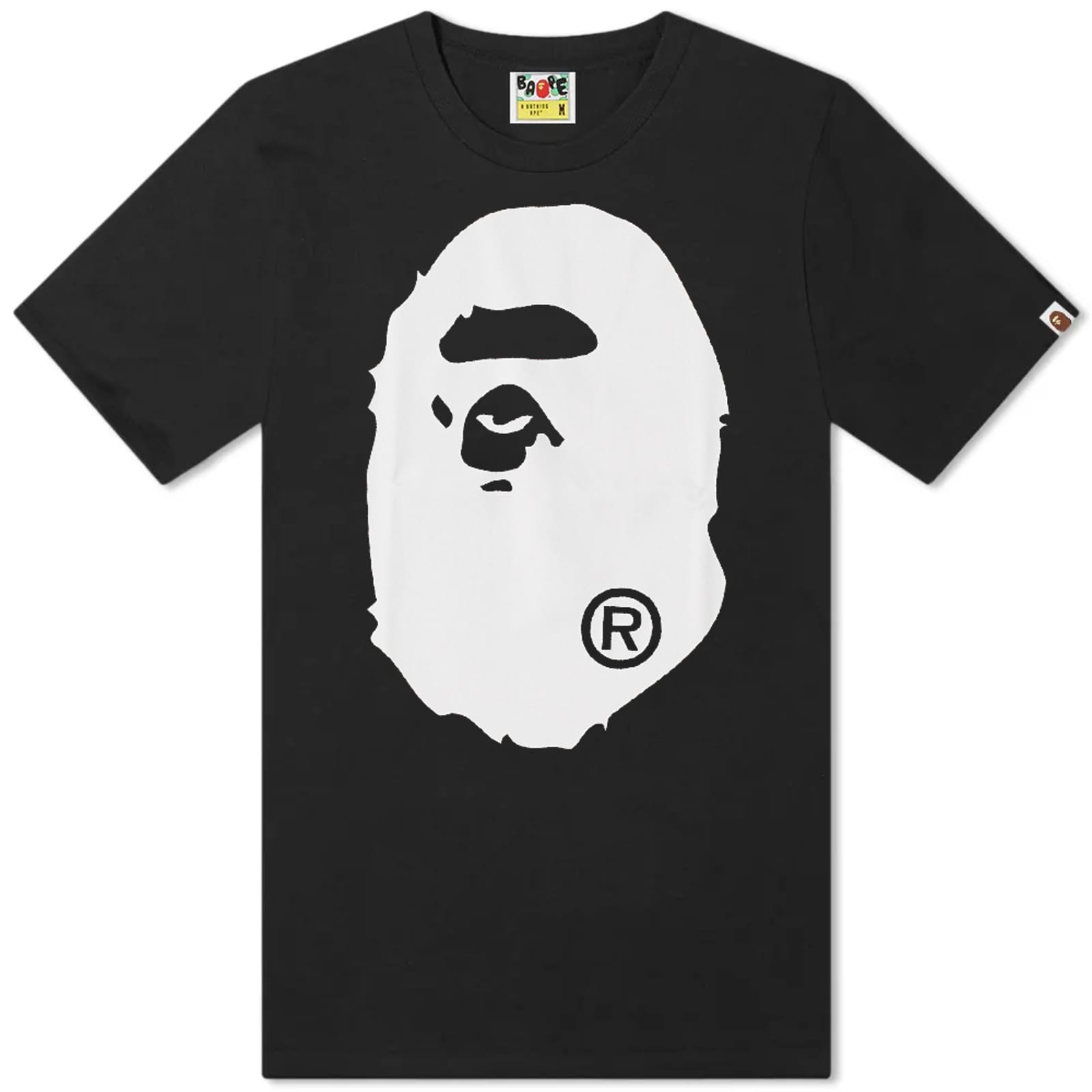 A Bathing Ape Bicolor Big Ape Head TShirt Black END. (UK)