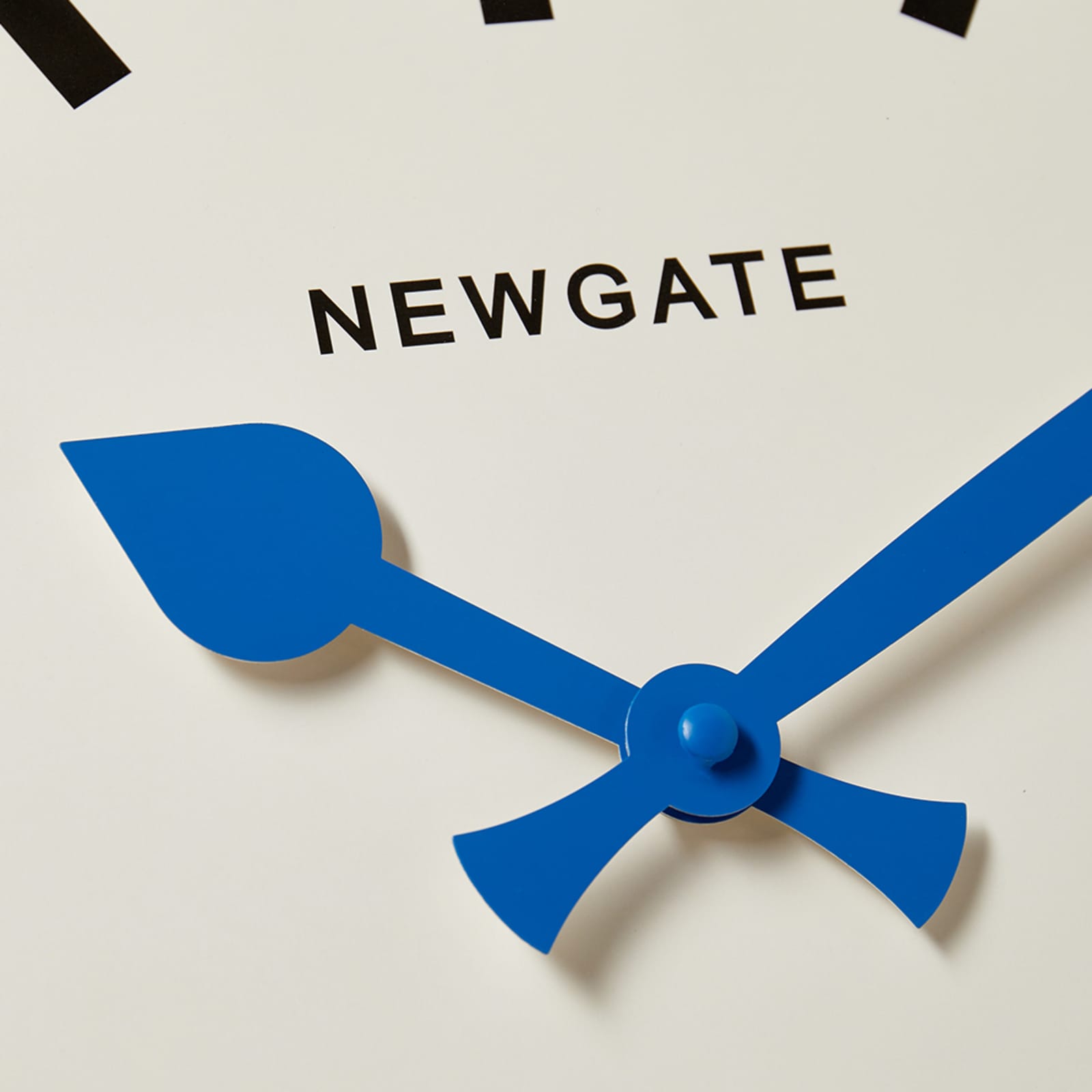 Newgate Clocks Number Five Railway Wall Clock Blue END. (GB)