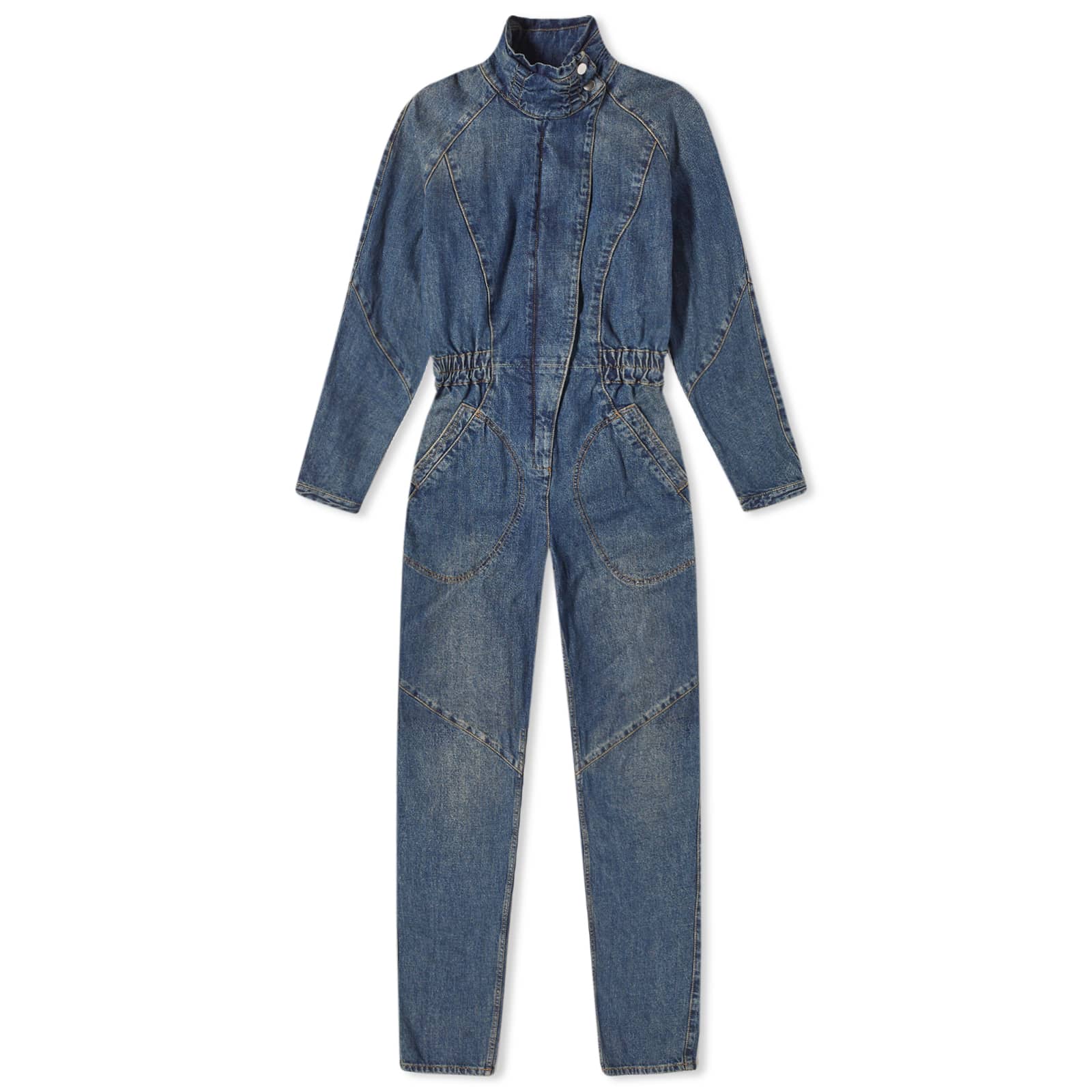 Isabel Marant Kimea Denim Jumpsuit Dark Blue END. (US)