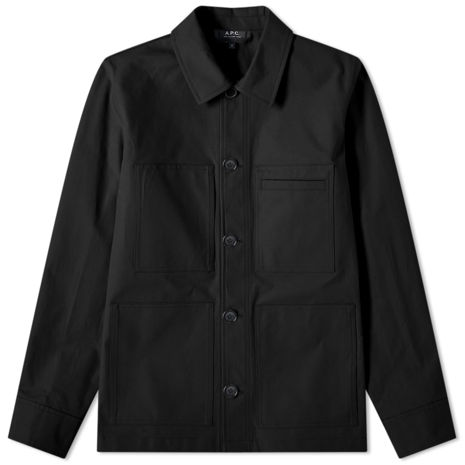 A.P.C. Andre Technical Chore Jacket Black END.