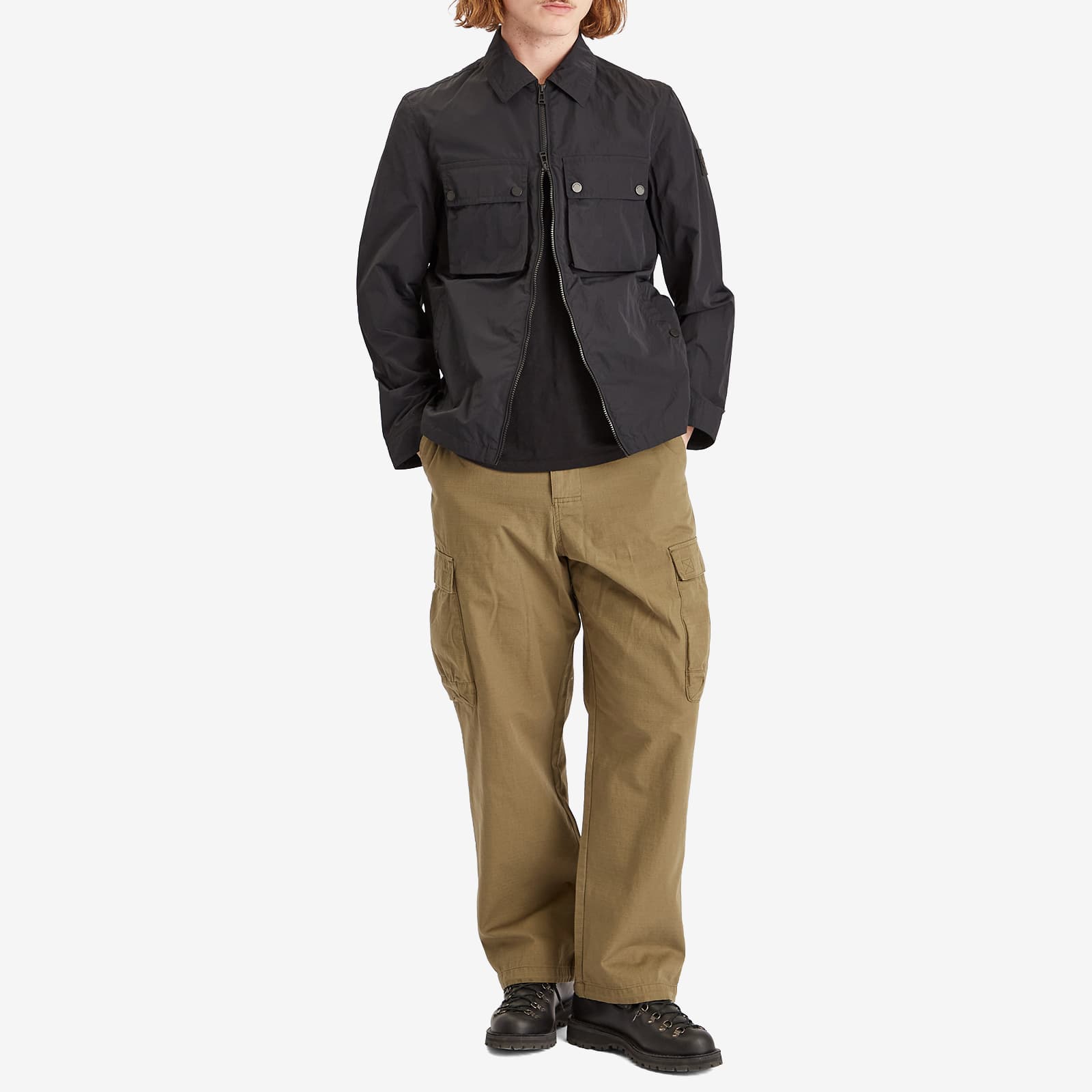 Belstaff Alpha Nylon Tourer Overshirt - Black