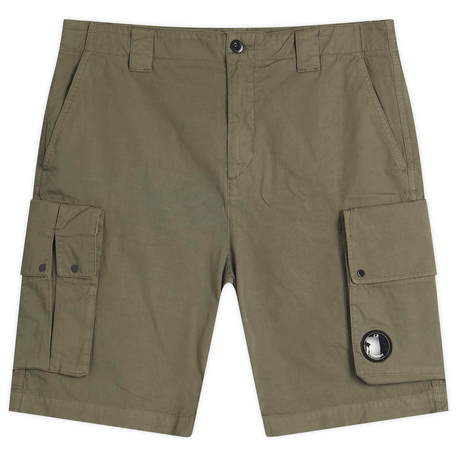 C.P. Company Multi Pocket Cargo Shorts - Thyme