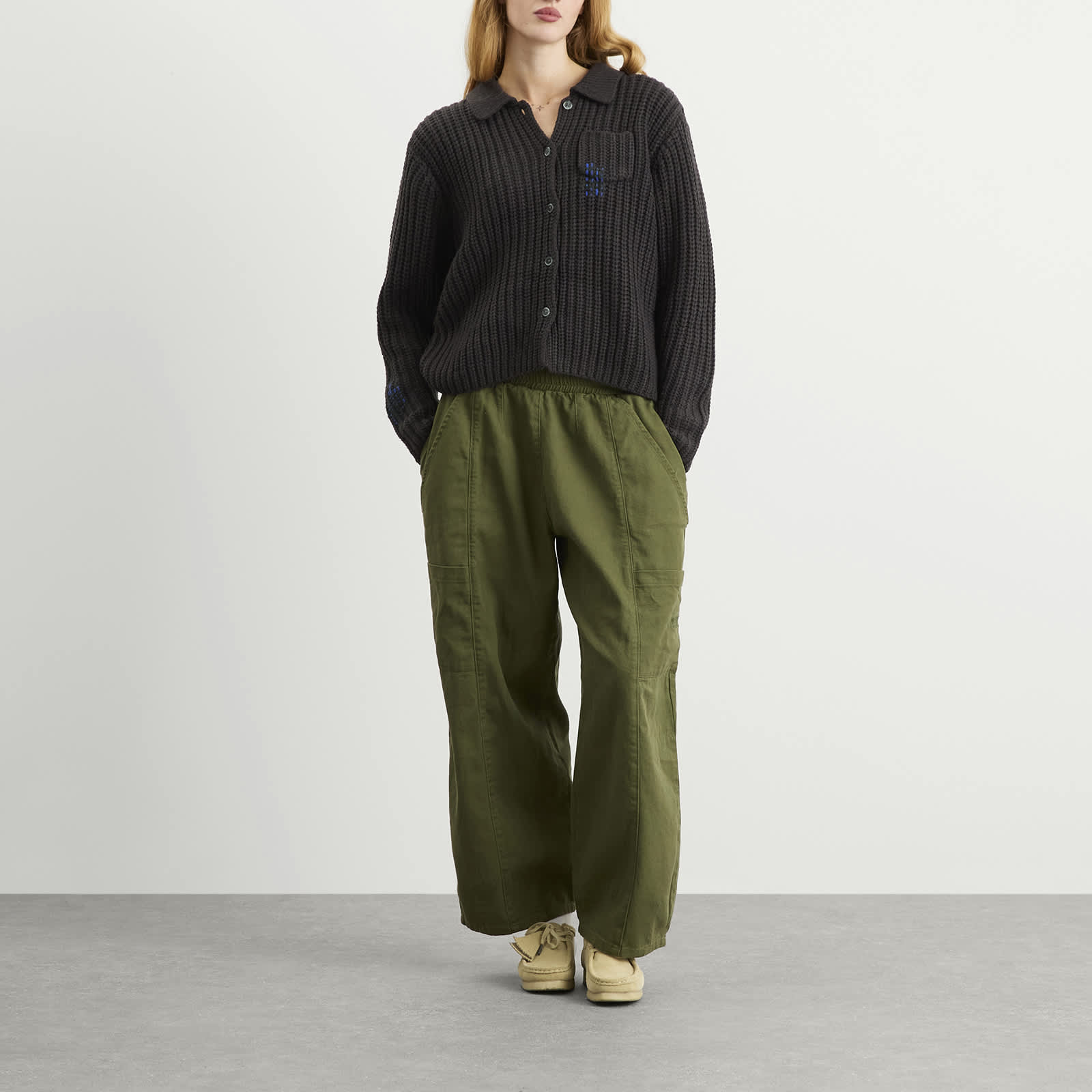 Obey Julian Button Down Sweater - Aspalt