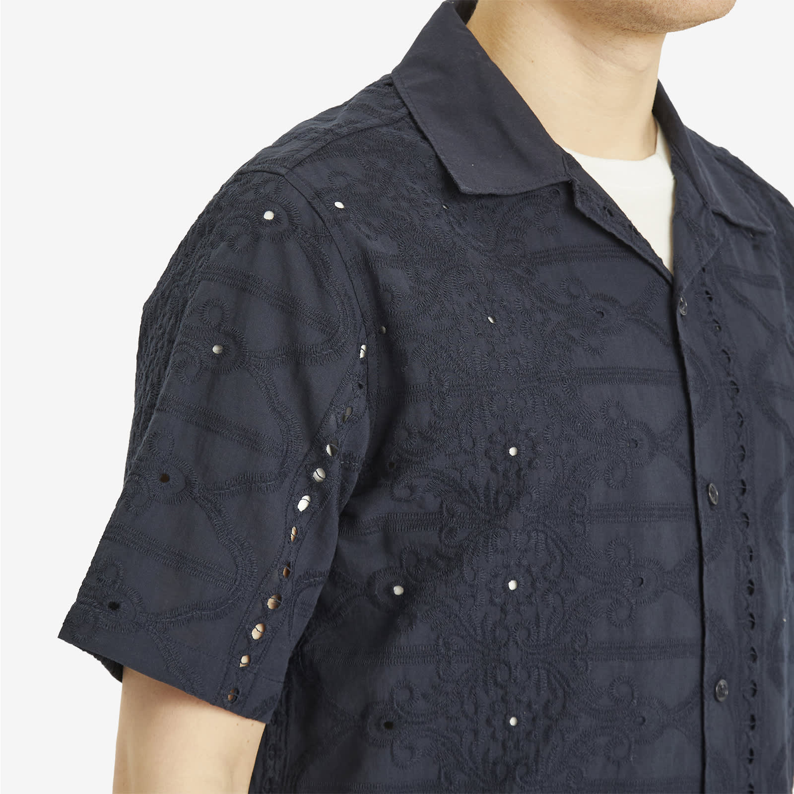 NN07 Julio Broiderie Anglais Vacation Shirt