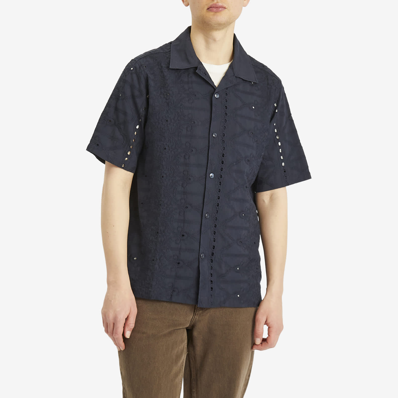 NN07 Julio Broiderie Anglais Vacation Shirt