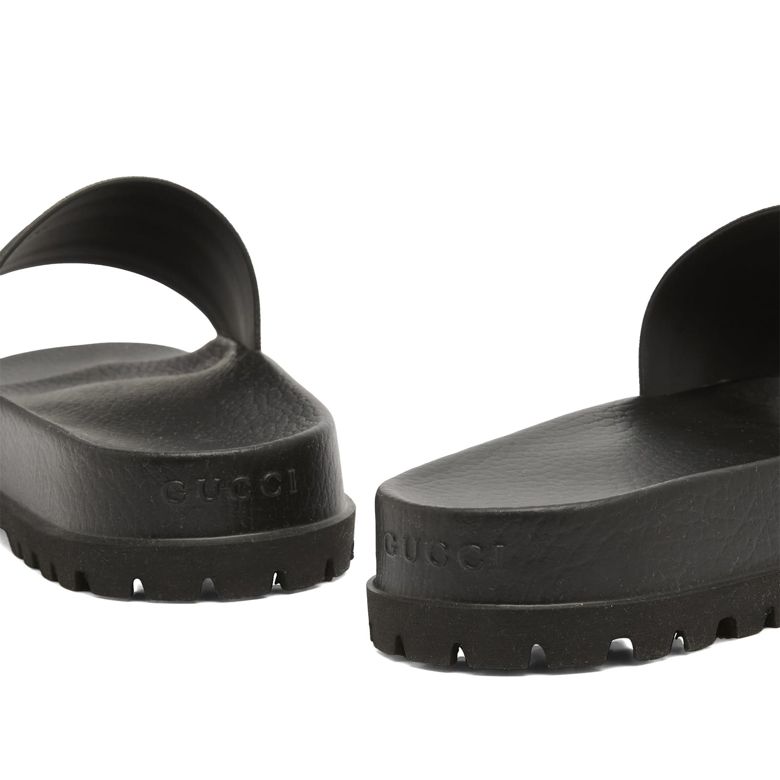 Gucci Pursuit Trek Web Rubber Slide