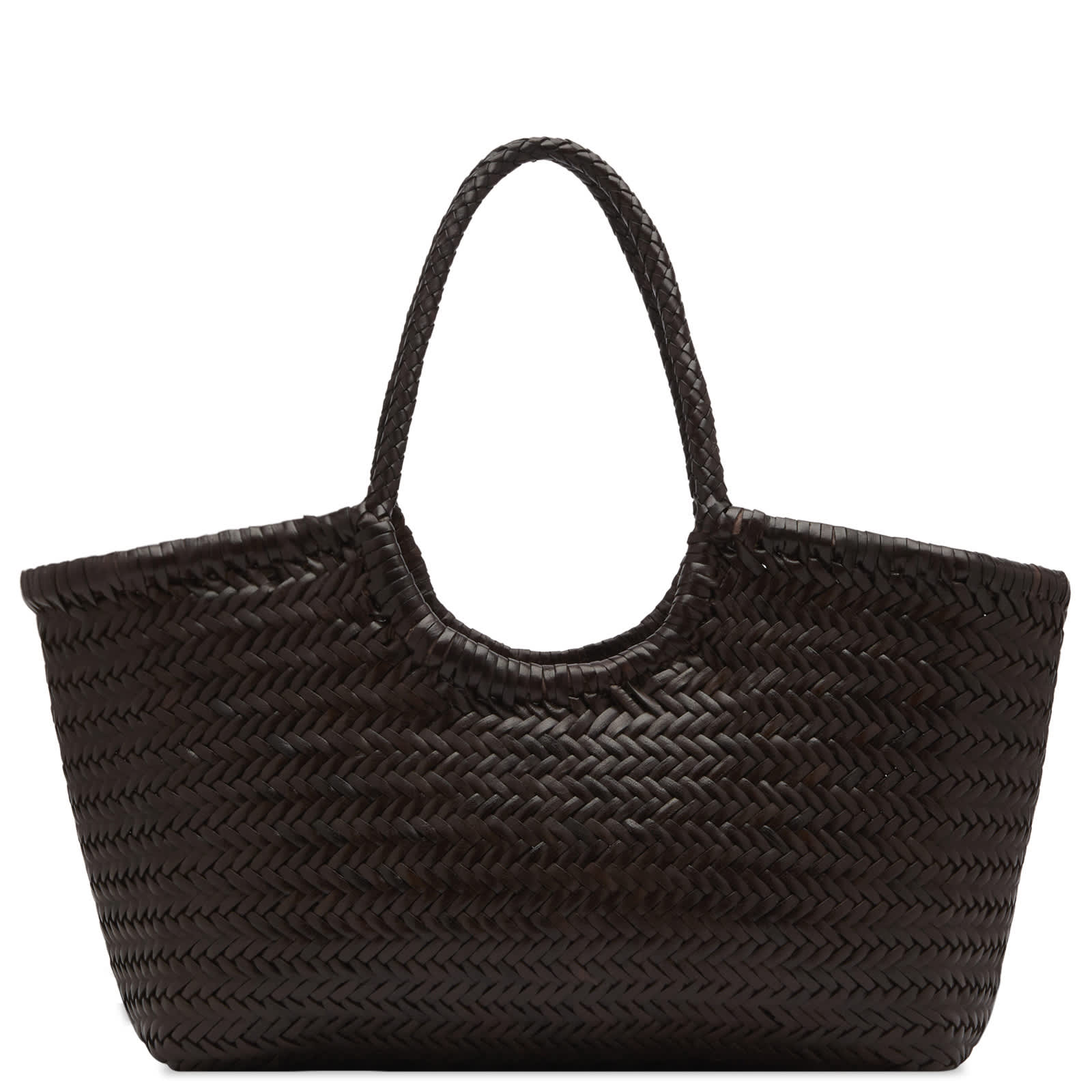 Dragon Diffusion Nantucket Basket Bag - Dark Brown